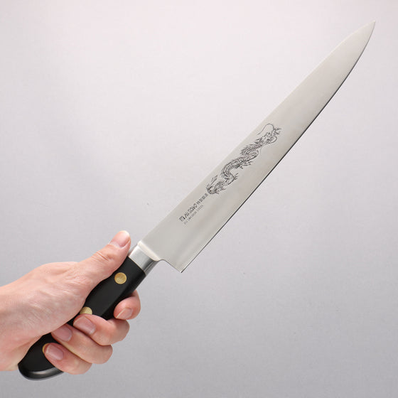 Misono Swedish Steel Dragon Engraving Sujihiki - Seisuke Knife