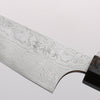 Anryu VG10 Migaki Finished Damascus Paring 75mm Snakewood (with Double Black Horns) Handle - Seisuke Knife - Slide 3