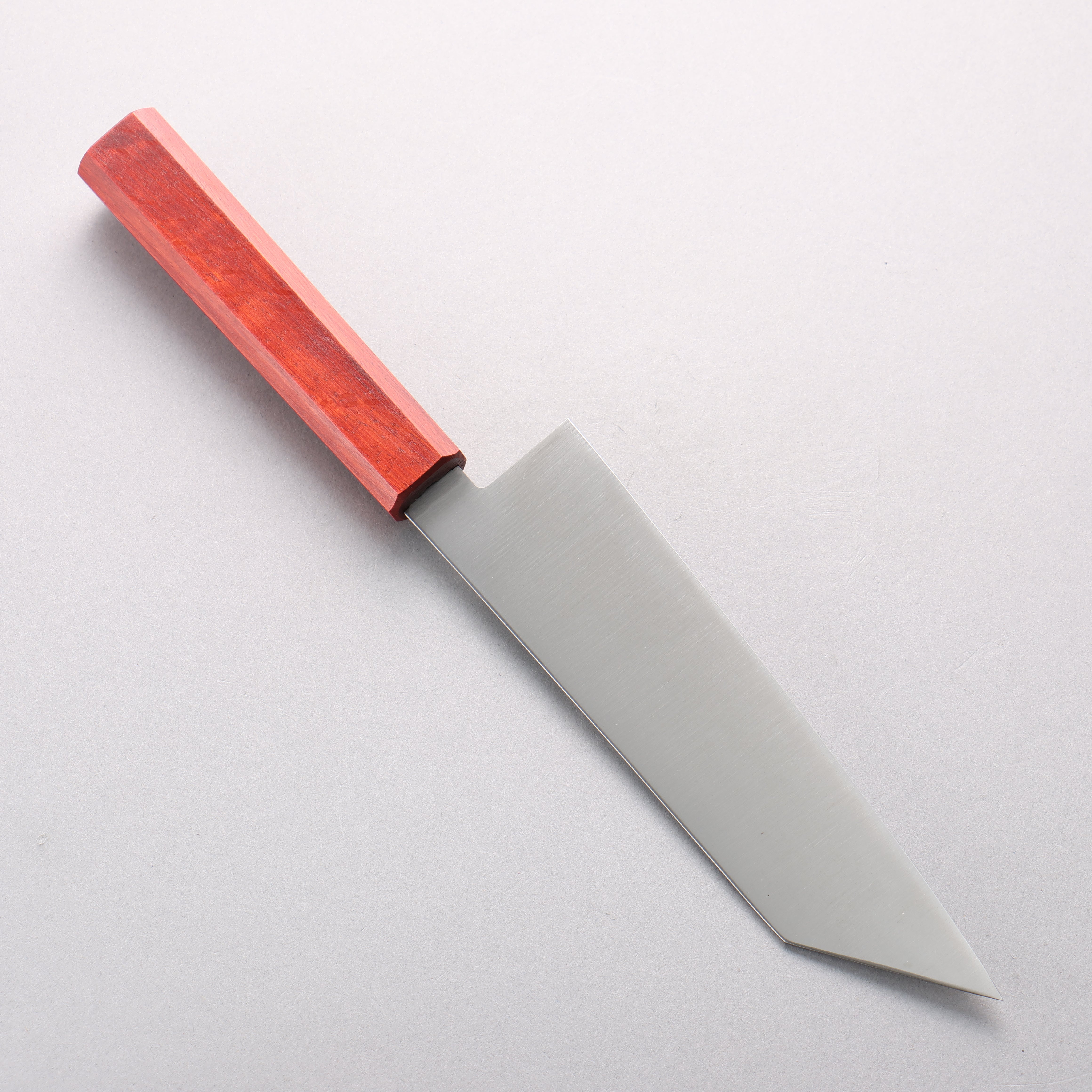 Seisuke Blue Steel No.2 Kiritsuke Gyuto 180mm Smokey Red Oak Handle - Seisuke Knife