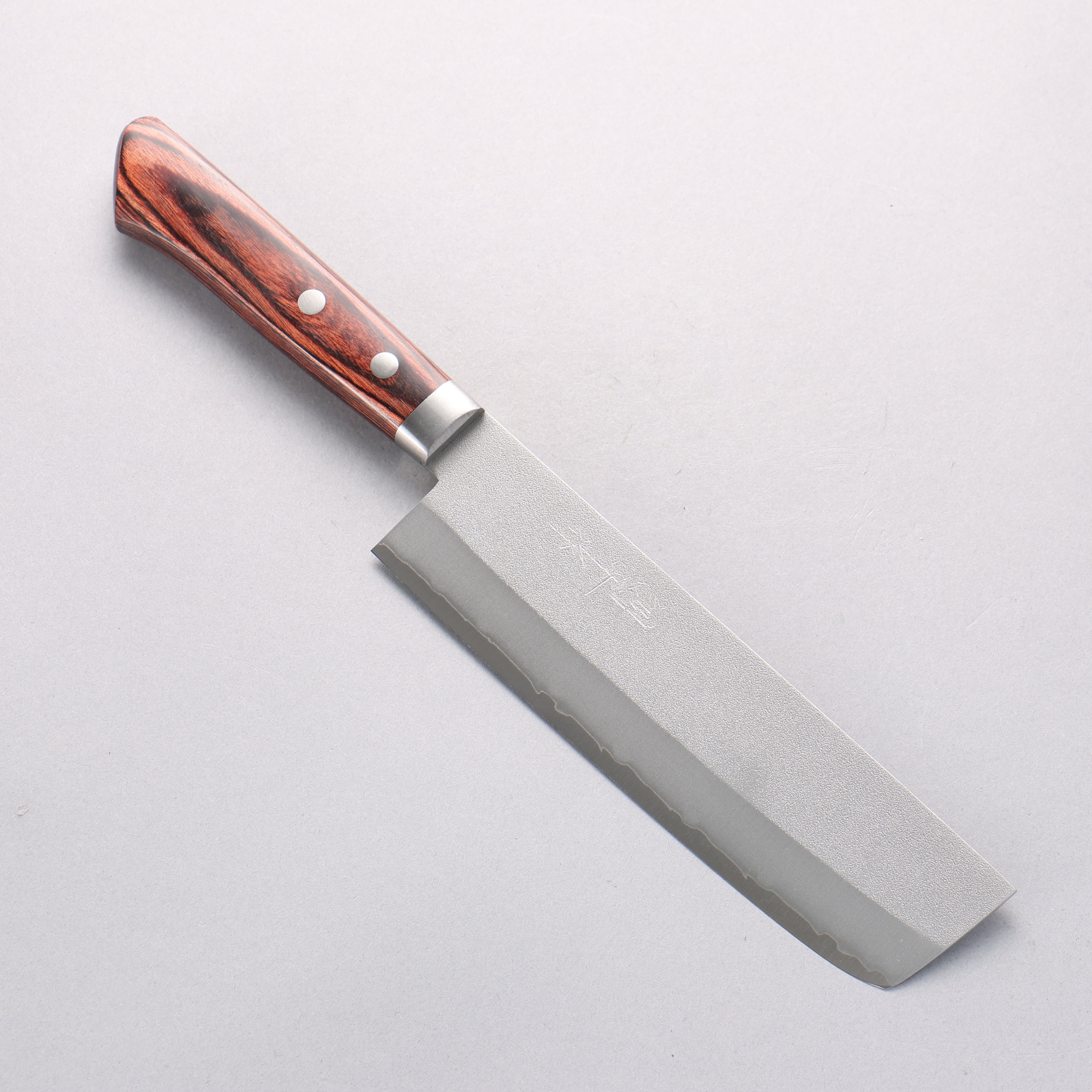 Kunihira VG1 Nashiji Usuba 165mm Mahogany Pakkawood Handle - Seisuke Knife