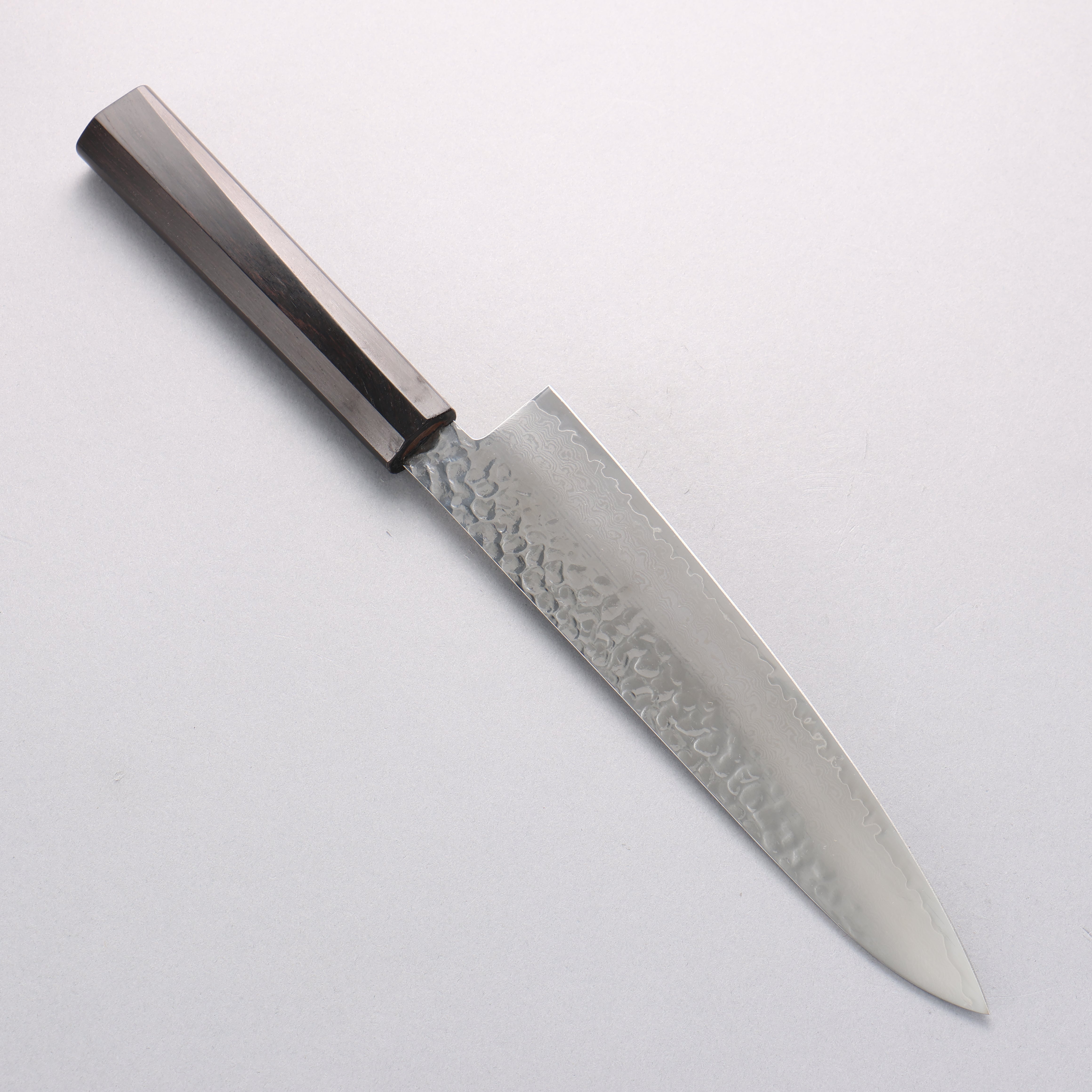 Sakai Takayuki VG10 33 Layer Damascus Gyuto 210mm Ebony(6 sided teardrop) Handle - Seisuke Knife