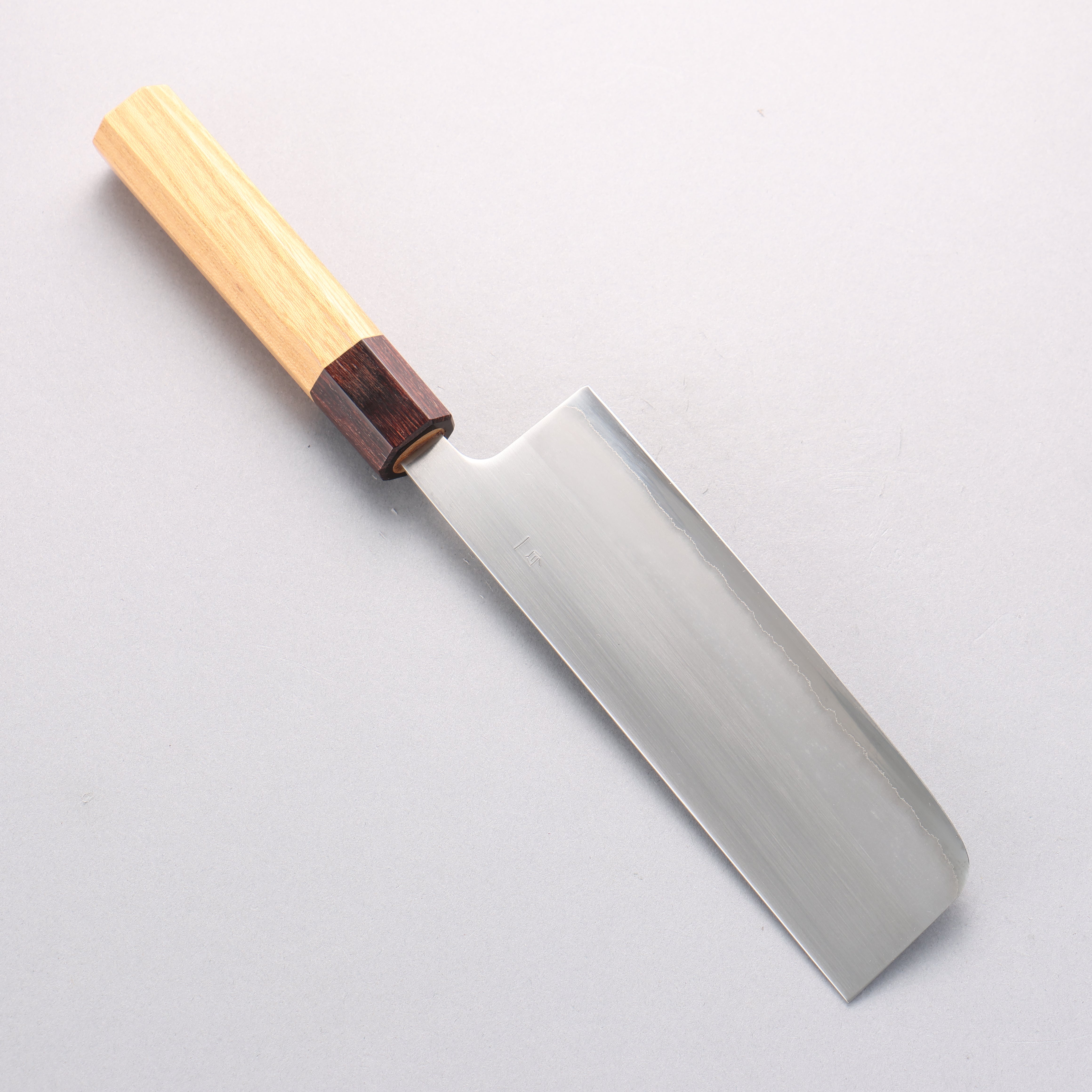Oul White Steel No.1 Nakiri 165mm Keyaki Elm Handle - Seisuke Knife
