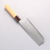 Oul White Steel No.1 Nakiri 165mm Keyaki (Japanese Elm) Handle - Seisuke Knife - Slide 2