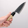 Nakaniida White Steel No.2 Black Deba 105mm Magnolia Handle - Seisuke Knife - Slide 4