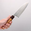 Oul White Steel No.1 Santoku 165mm Keyaki (Japanese Elm) Handle - Seisuke Knife - Slide 5