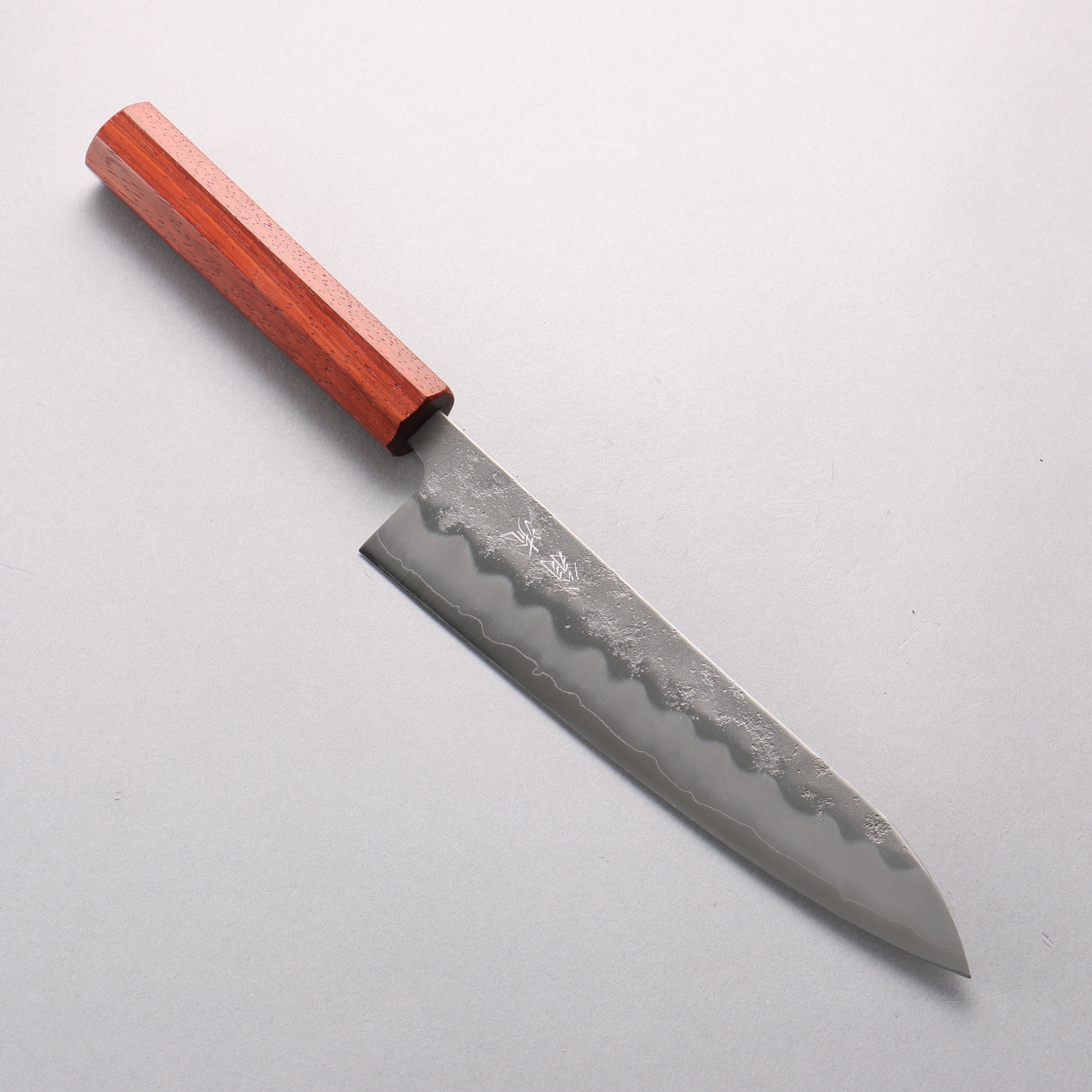 Oul Silver Steel No.3 Nashiji Gyuto 210mm Padoauk Handle - Seisuke Knife
