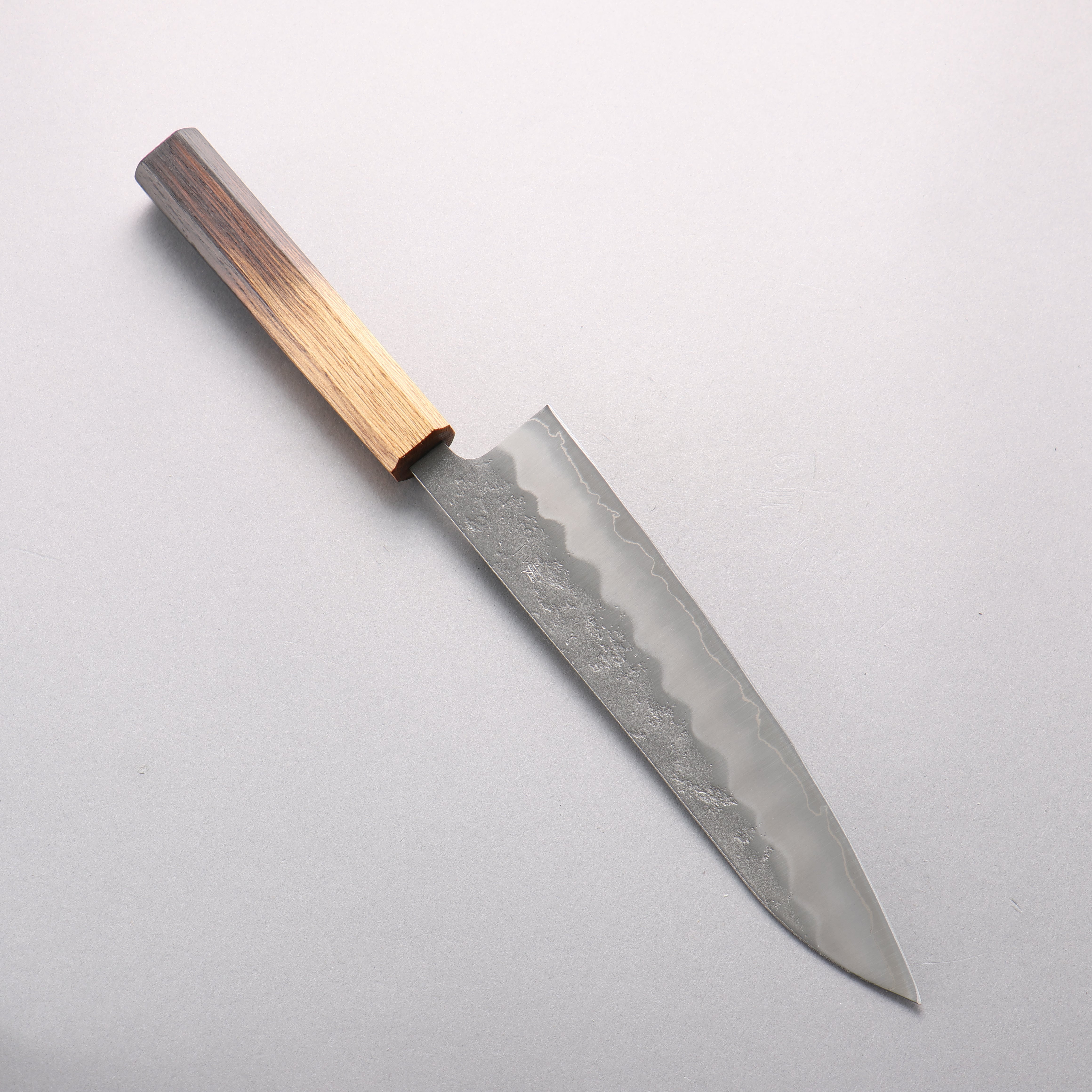 Oul Silver Steel No.3 Nashiji Gyuto 210mm Burnt Oak Handle - Seisuke Knife