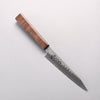 Ryusen Blazen Ryu Wa SG2 Hammered Kiritsuke Petty-Utility 135mm Walnut Handle - Seisuke Knife - Slide 1