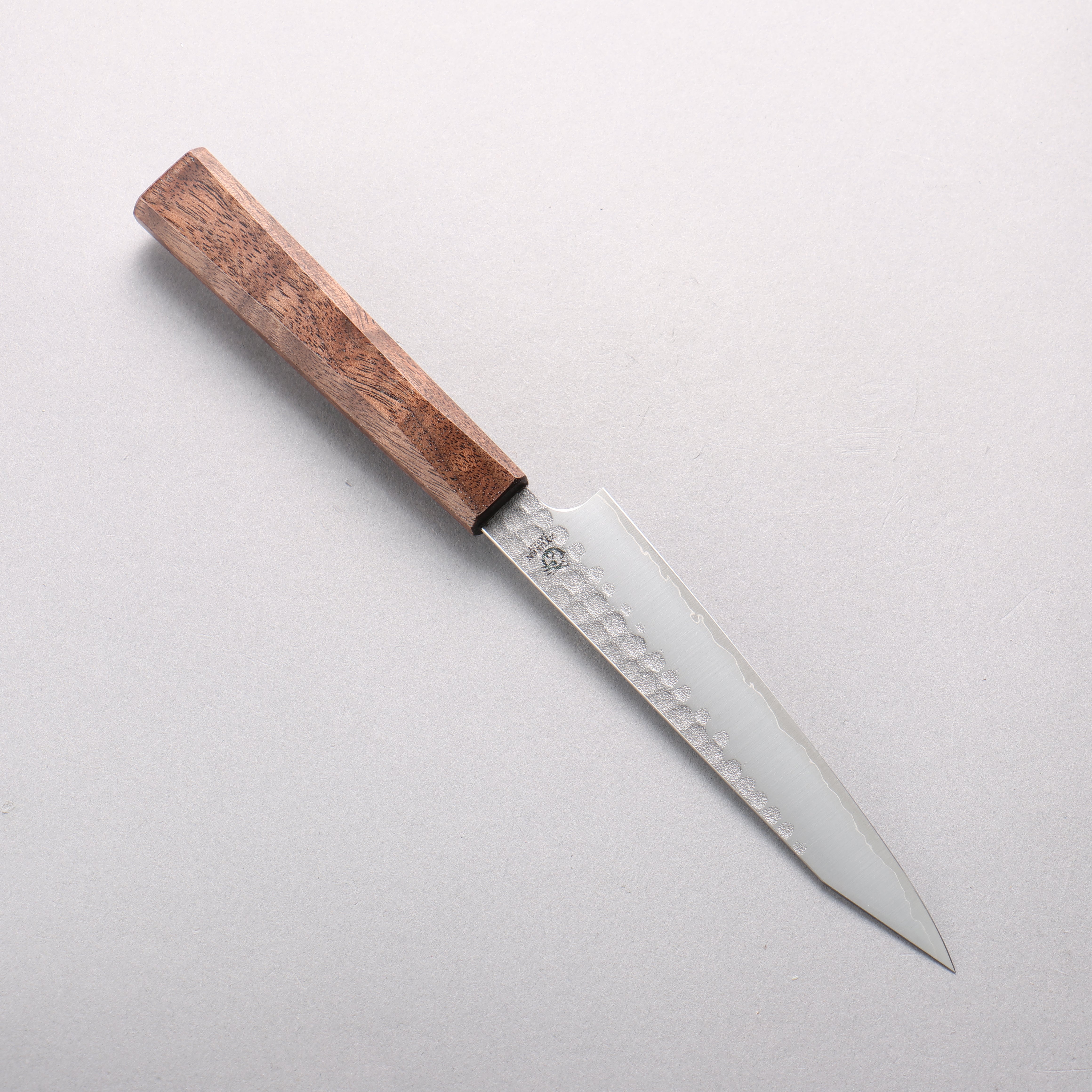 Ryusen Blazen Ryu Wa SG2 Hammered Kiritsuke Petty-Utility 135mm Walnut Handle - Seisuke Knife