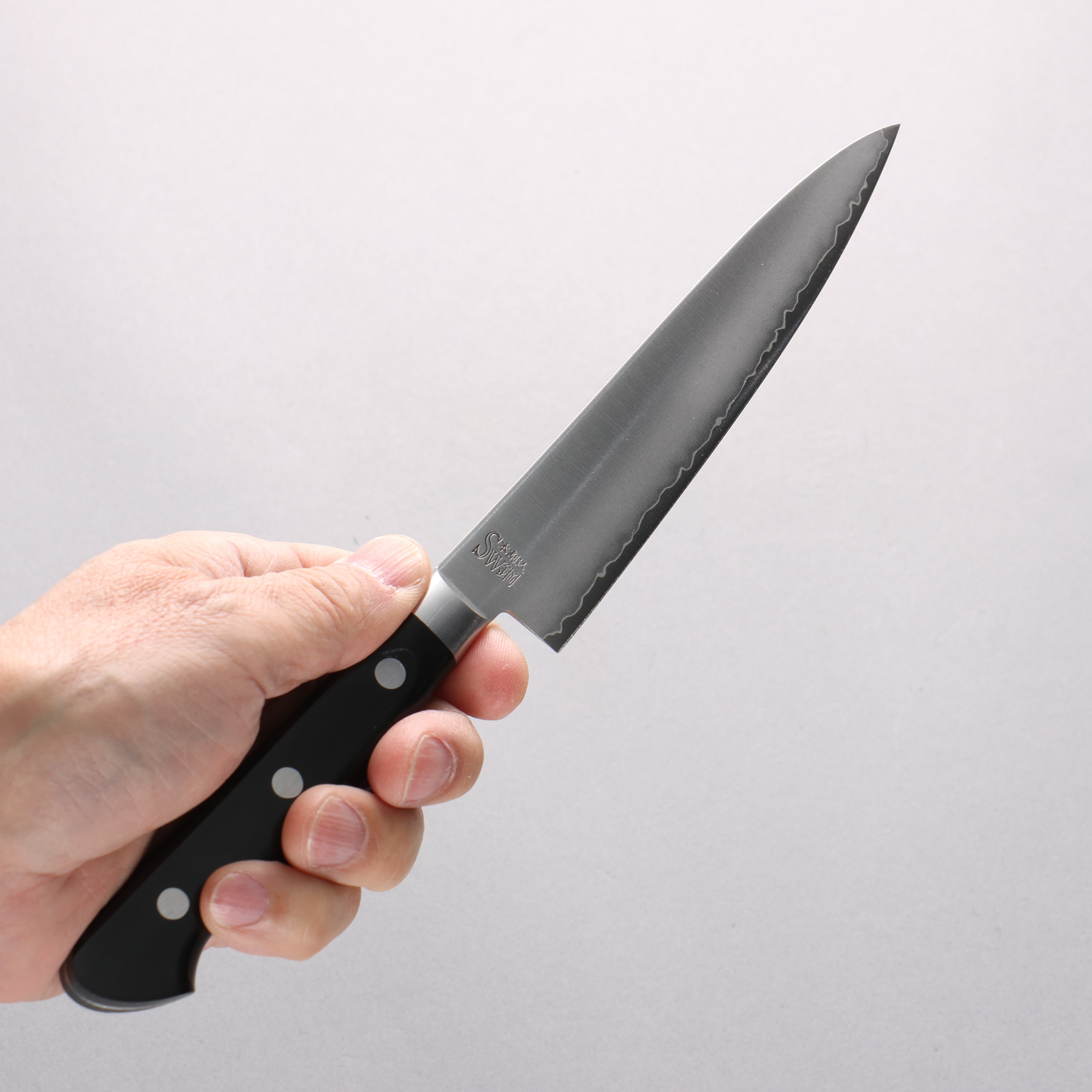 Seisuke Swedish Steel-stn Petty-Utility 135mm Pakkawood Handle - Seisuke Knife