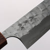 Yoshimi Kato Hyo SG2 Hammered Small Bunka 130mm Shitan & Red Turquoise Handle - Seisuke Knife - Slide 3