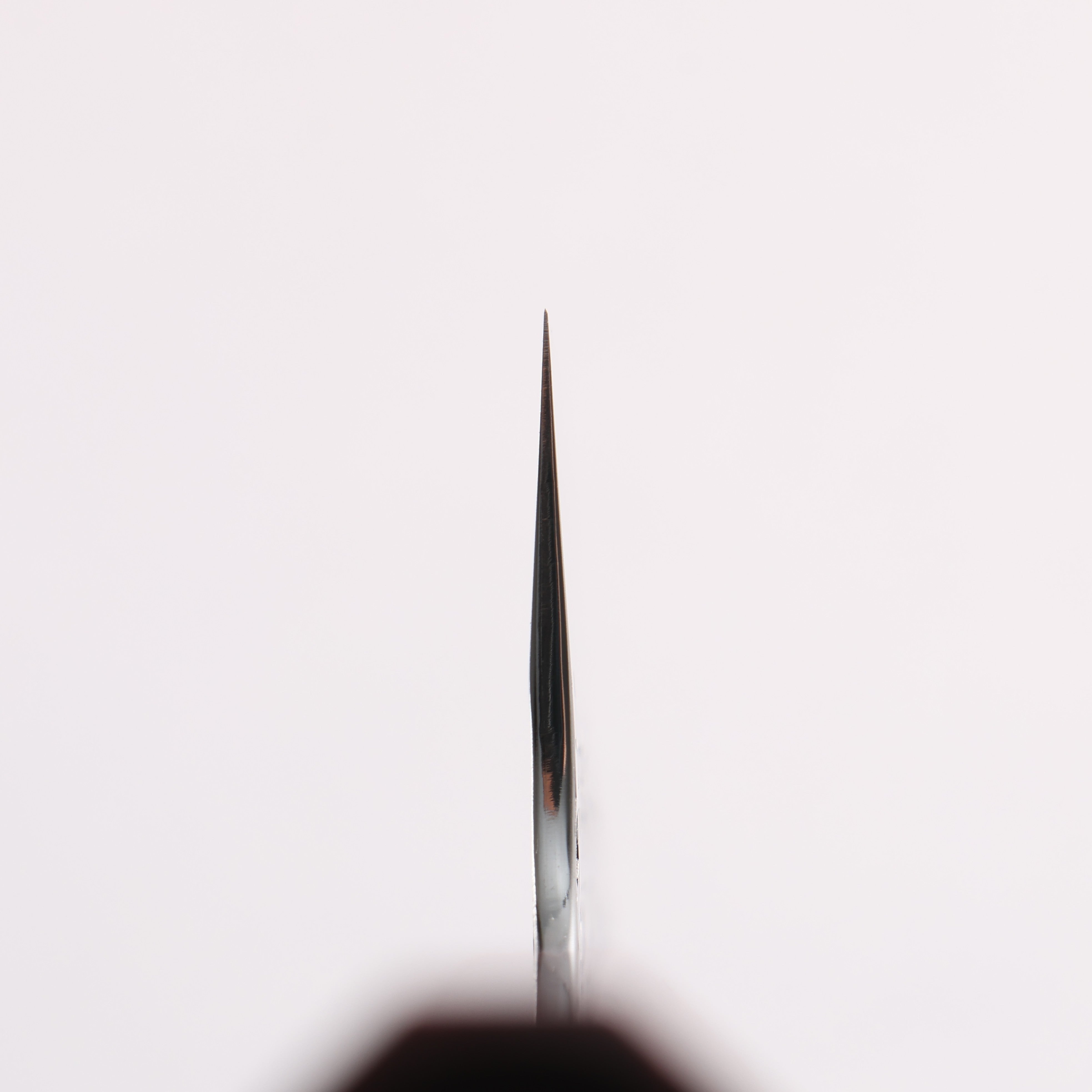 Makoto Kurosaki Kaen Coreless Hammered Damascus Santoku 170mm Ebony Wood(With Double Red Pakka wood) Handle - Seisuke Knife