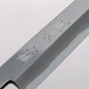 Tessen by Tanaka Tamahagane Mirrored Finish Yanagiba 240mm Ebony Wood Handle with Sheath - Seisuke Knife - Slide 3