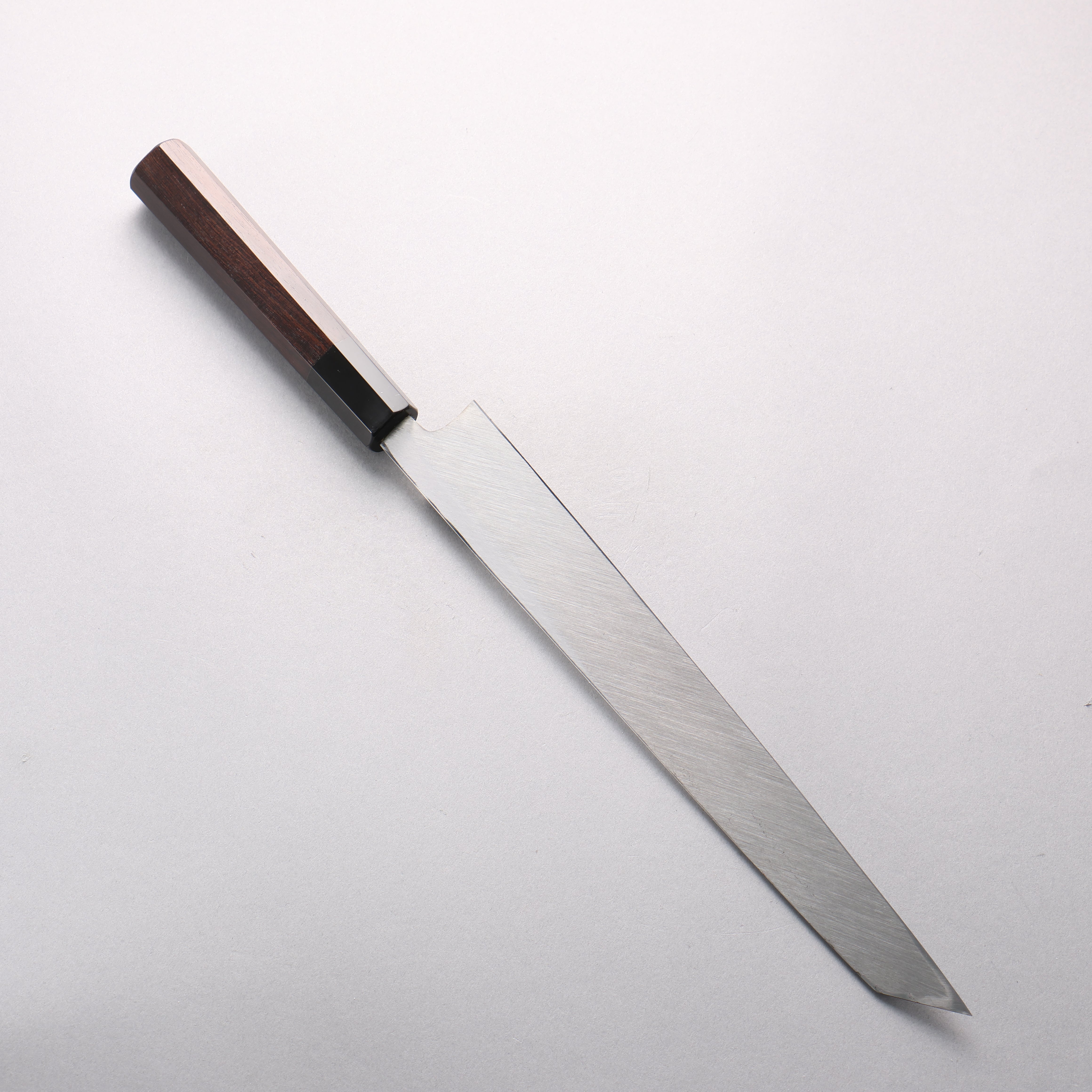 Tessen by Tanaka Tamahagane Mirrored Finish Kiritsuke Yanagiba 270mm Ebony Wood Handle with Sheath - Seisuke Knife