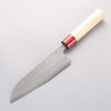 Masakage Yuki White Steel No.2 Nashiji Santoku 165mm Magnolia Handle - Slide 1