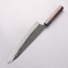 Anryu Blue Super Hammered Black Finished Gyuto 240mm Shitan Handle - Seisuke Knife - Slide 2