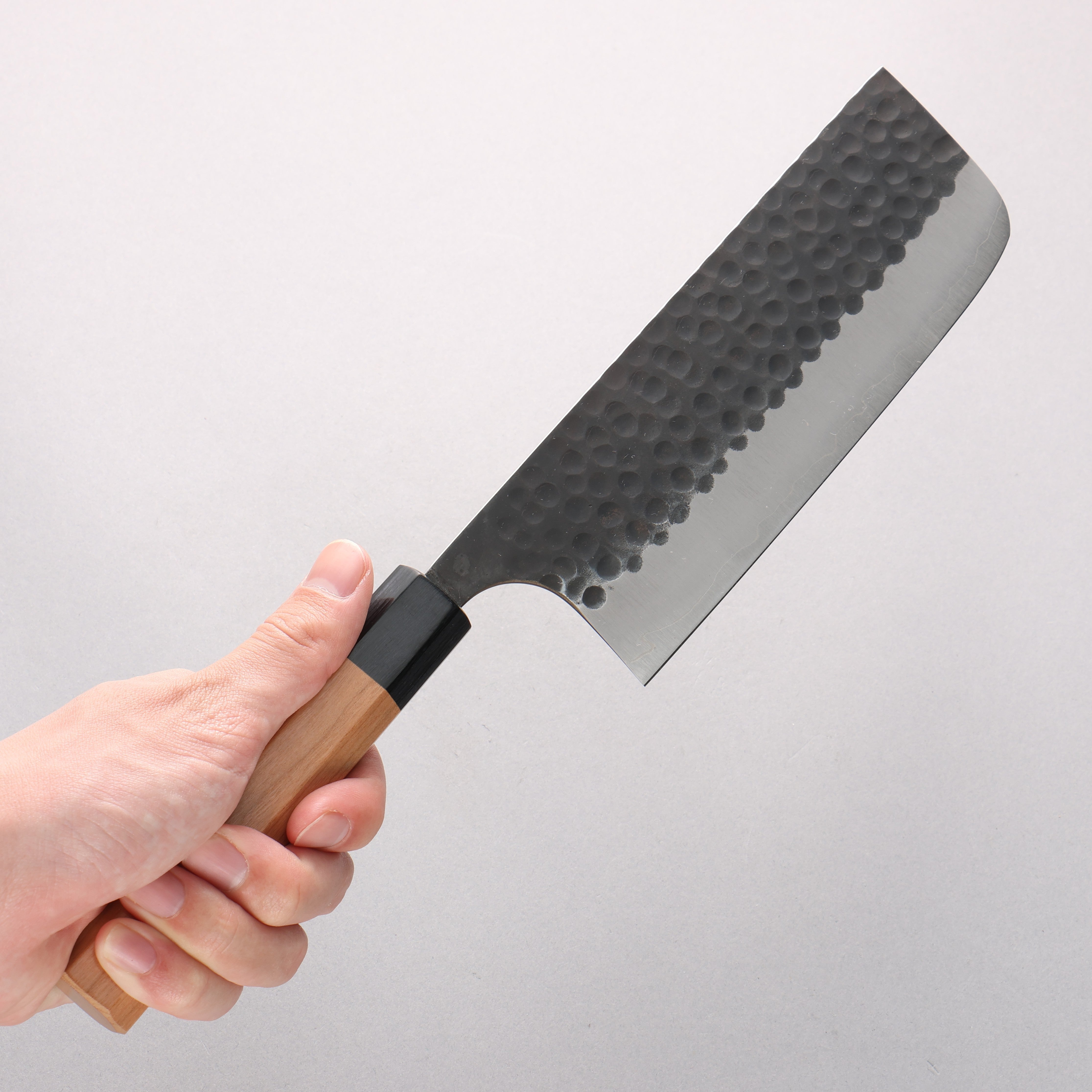 Masakage Koishi Blue Super Kurouchi Nakiri 165mm American Cherry Handle - Seisuke Knife