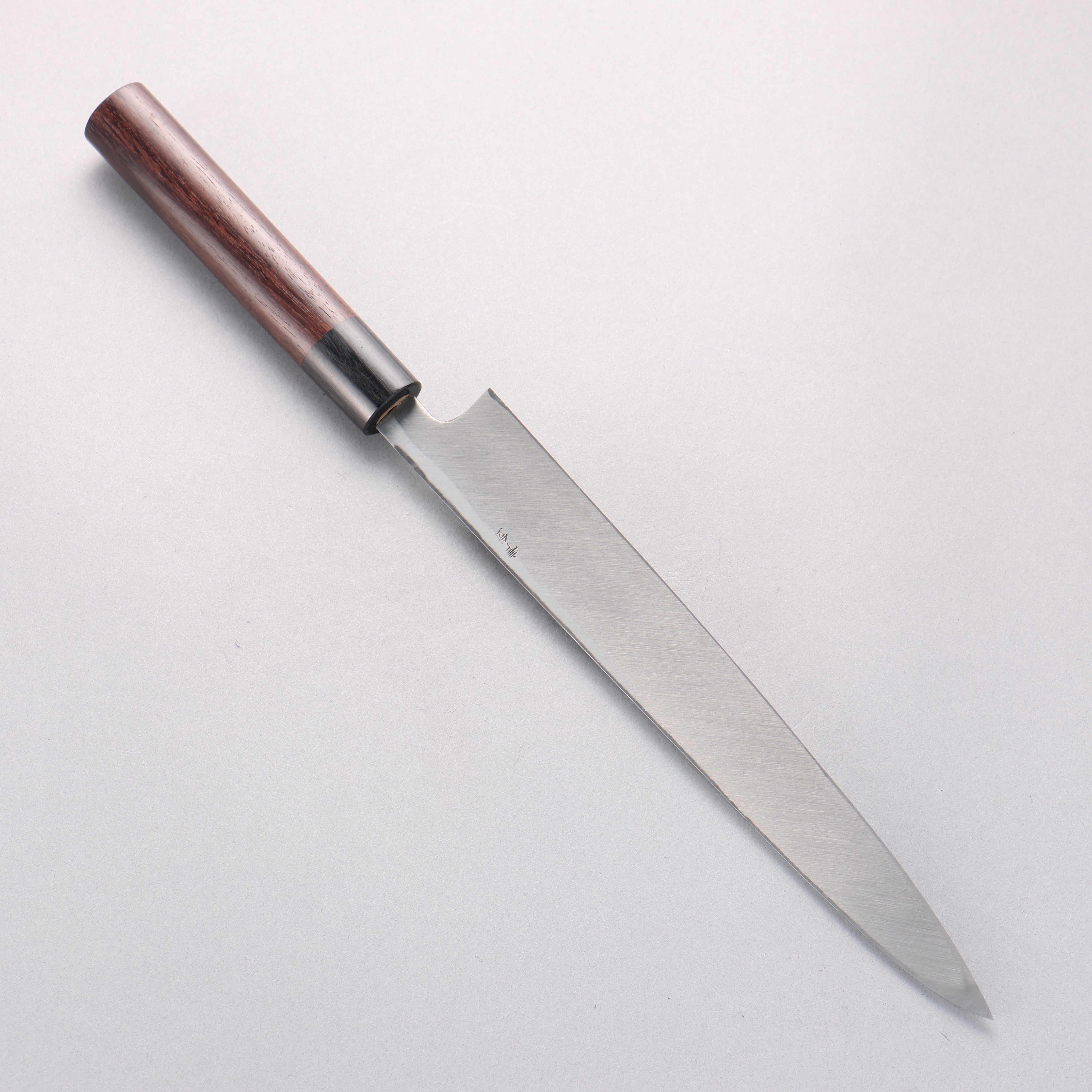 Seisuke Blue Steel Kasumitogi Yanagiba 240mm Rosewood Handle - Seisuke Knife