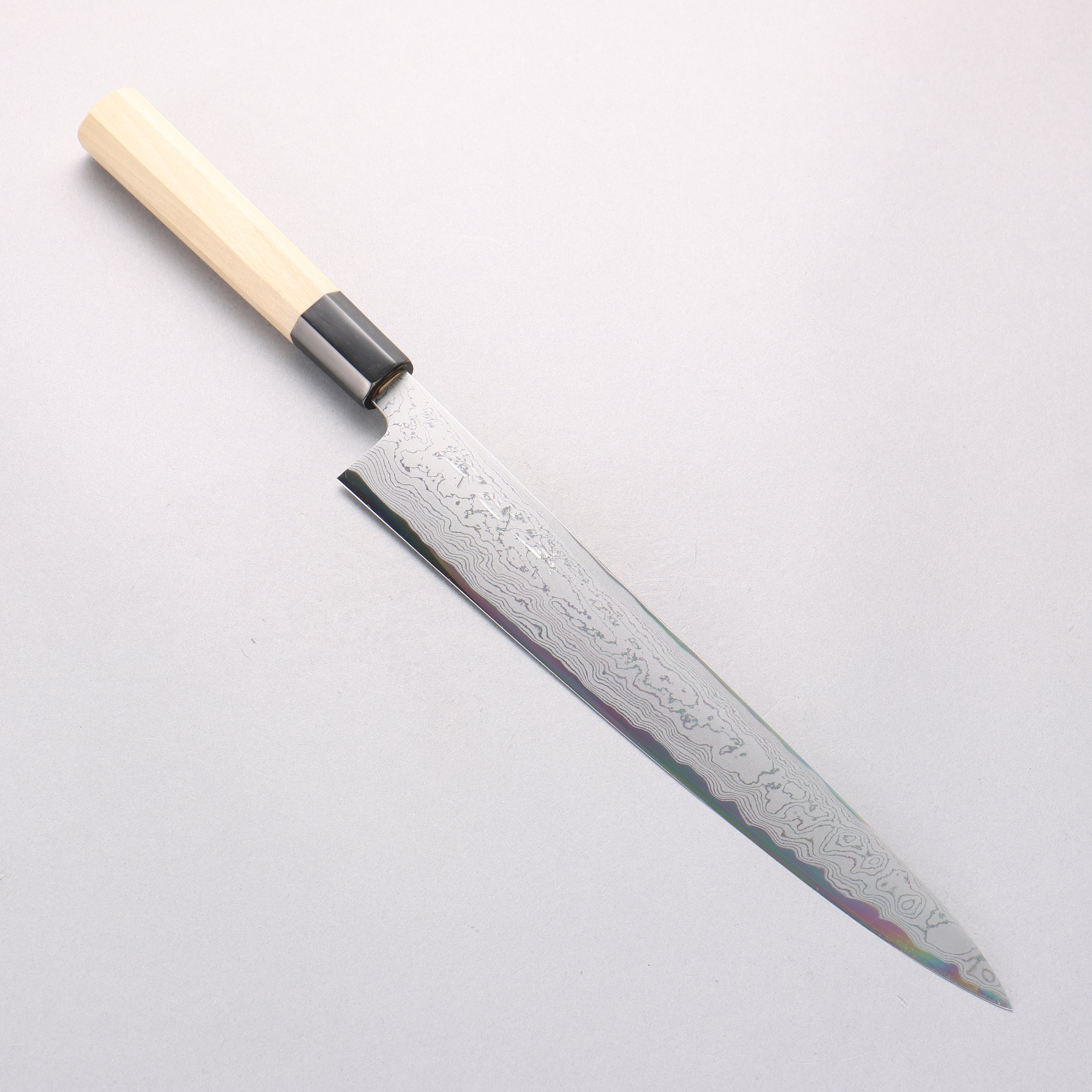 Kikumori Blue Steel No.1 Damascus Sujihiki 270mm with Magnolia Handle - Seisuke Knife