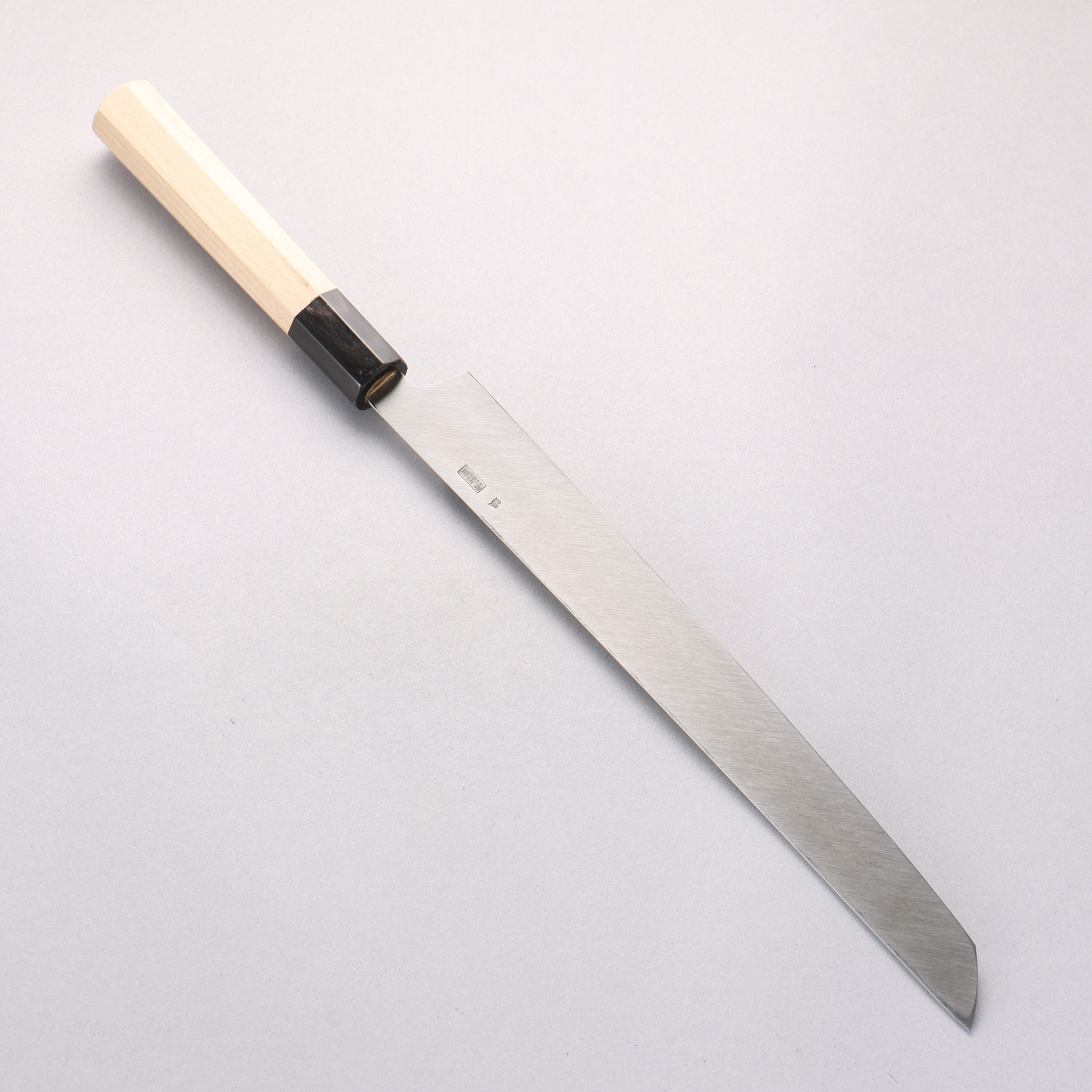 Kikuzuki Silver Steel No.3 Bokashi Sakimaru Takohiki 270mm Magnolia Handle - Seisuke Knife