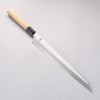 Kikuzuki White Steel No.2 Kasumitogi Kiritsuke Yanagiba 300mm Magnolia Handle - Seisuke Knife - Slide 1