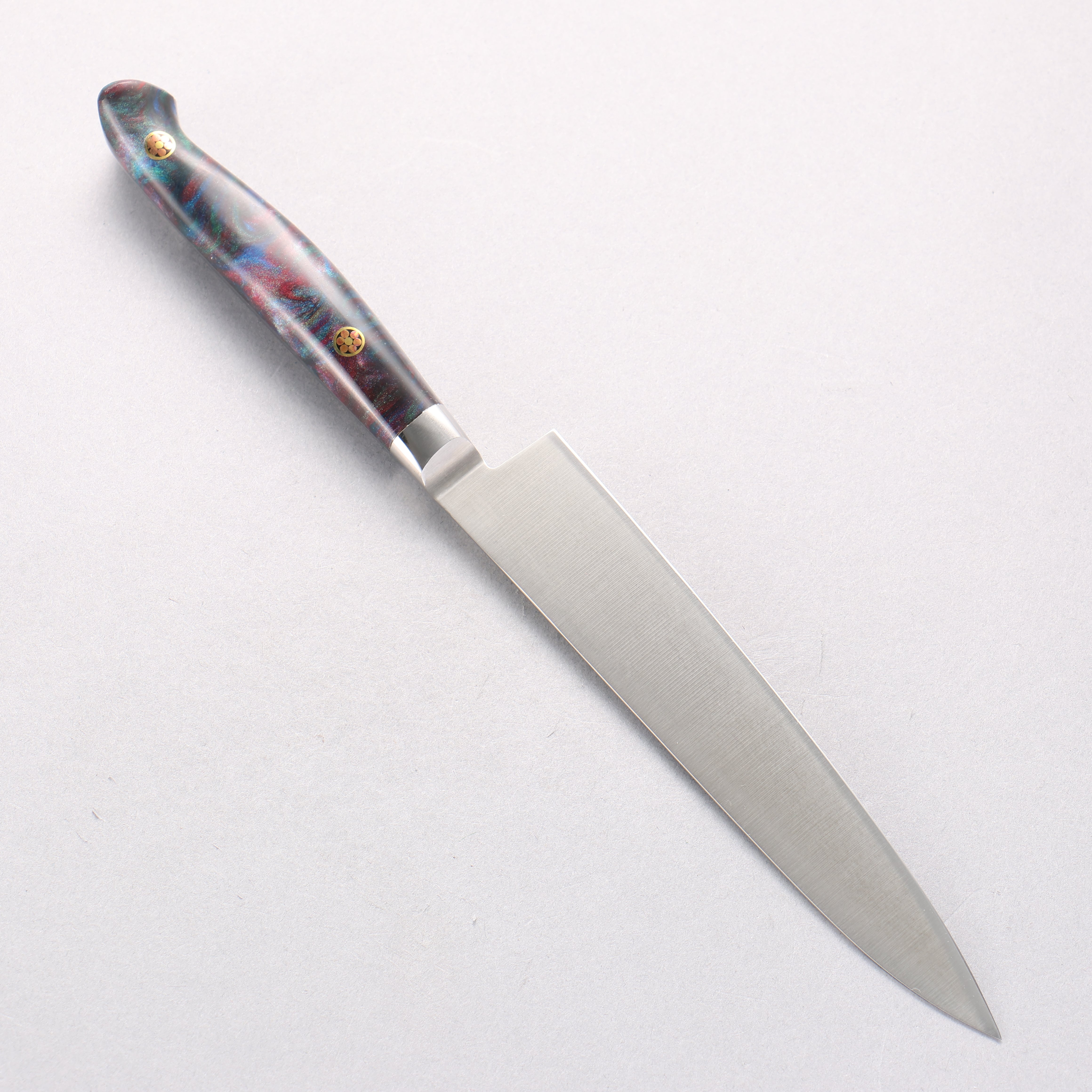 Sakai Takayuki Grand Chef SP Uddeholm Swedish stain-resistant steel Petty-Utility Salmon 150mm SP Type III (Galaxy) Handle - Seisuke Knife