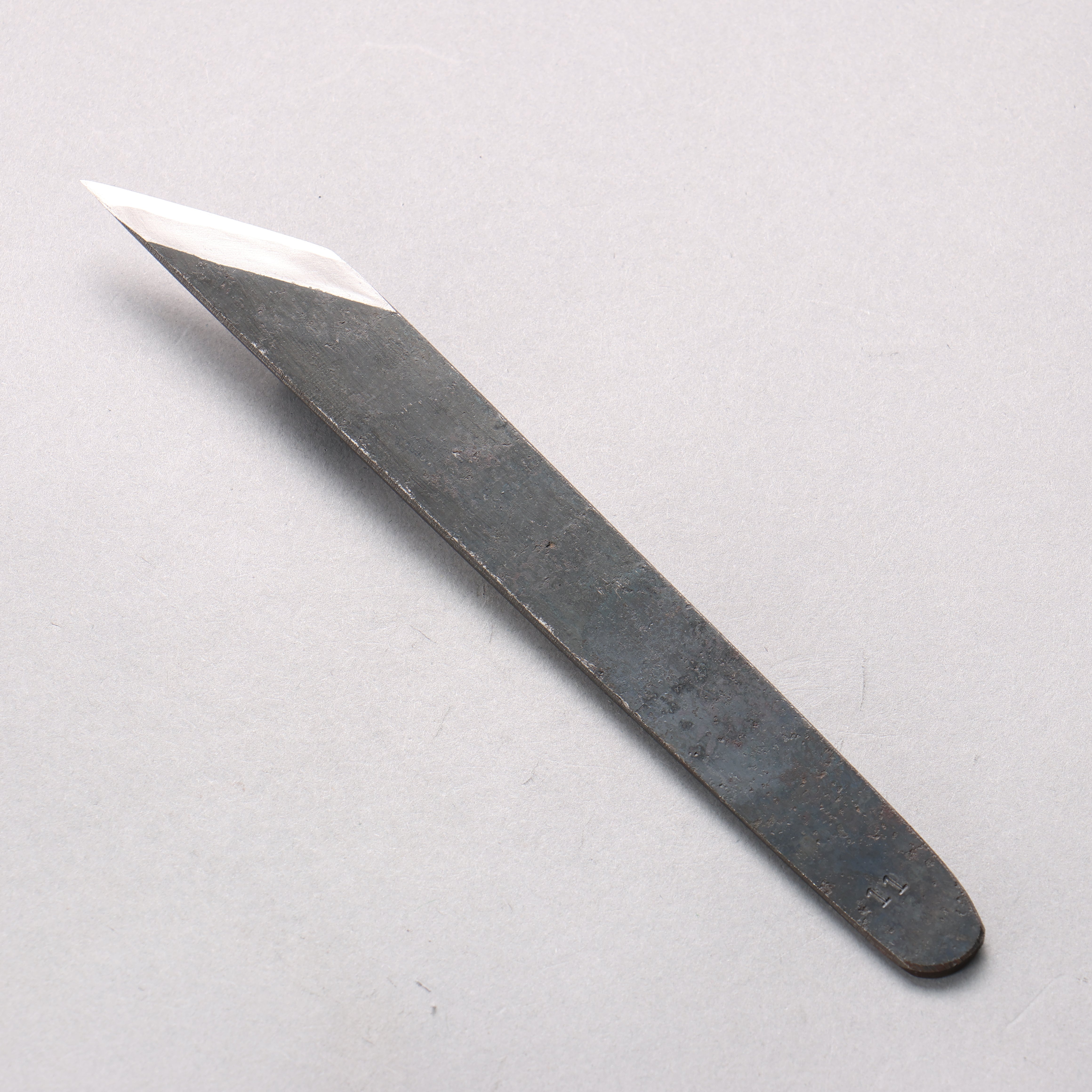 Minamoto Akitada Blue Steel Black Finished Kiridashi 21.6mm - Seisuke Knife