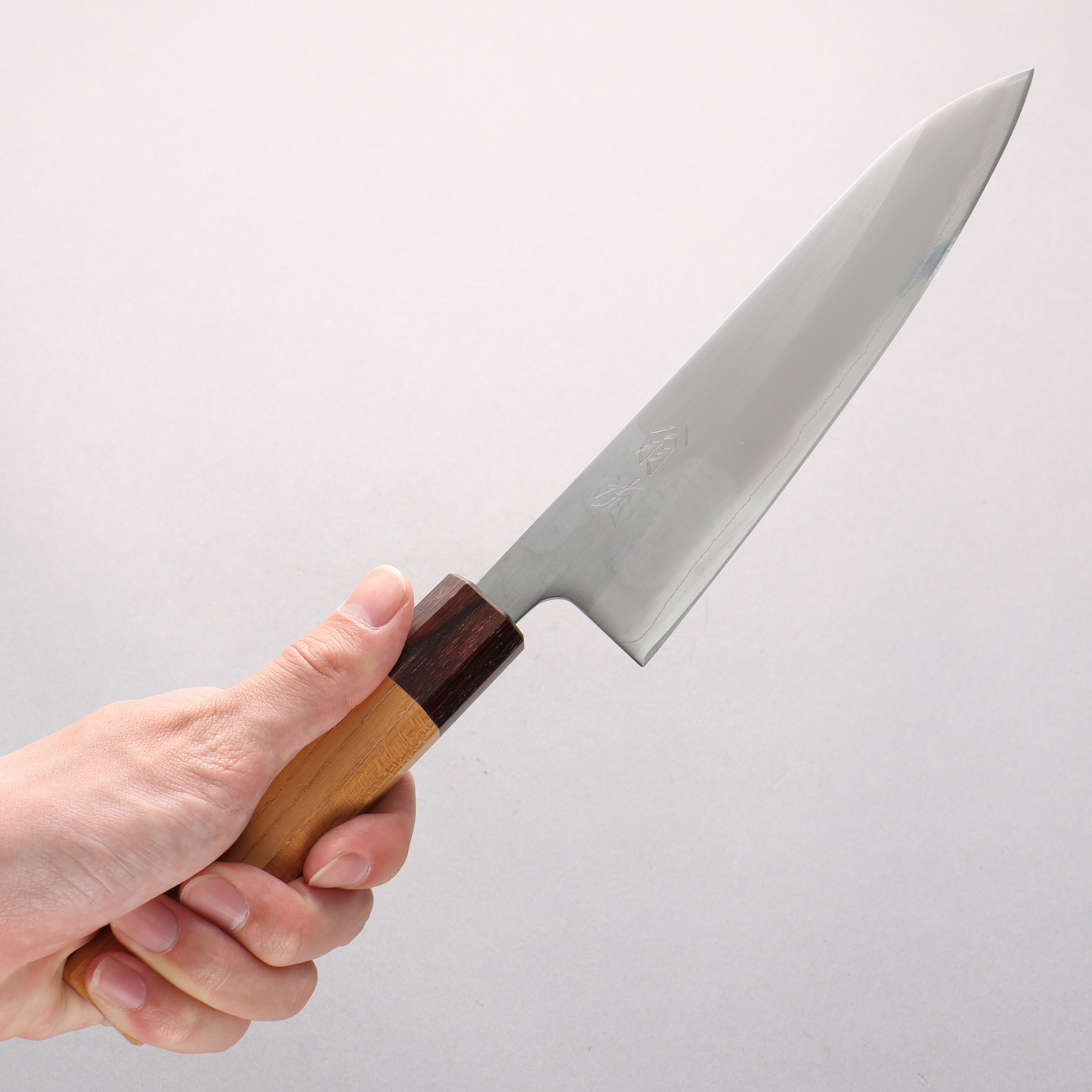 Oul White Steel No.1 Gyuto 180mm Keyaki Elm Handle - Seisuke Knife