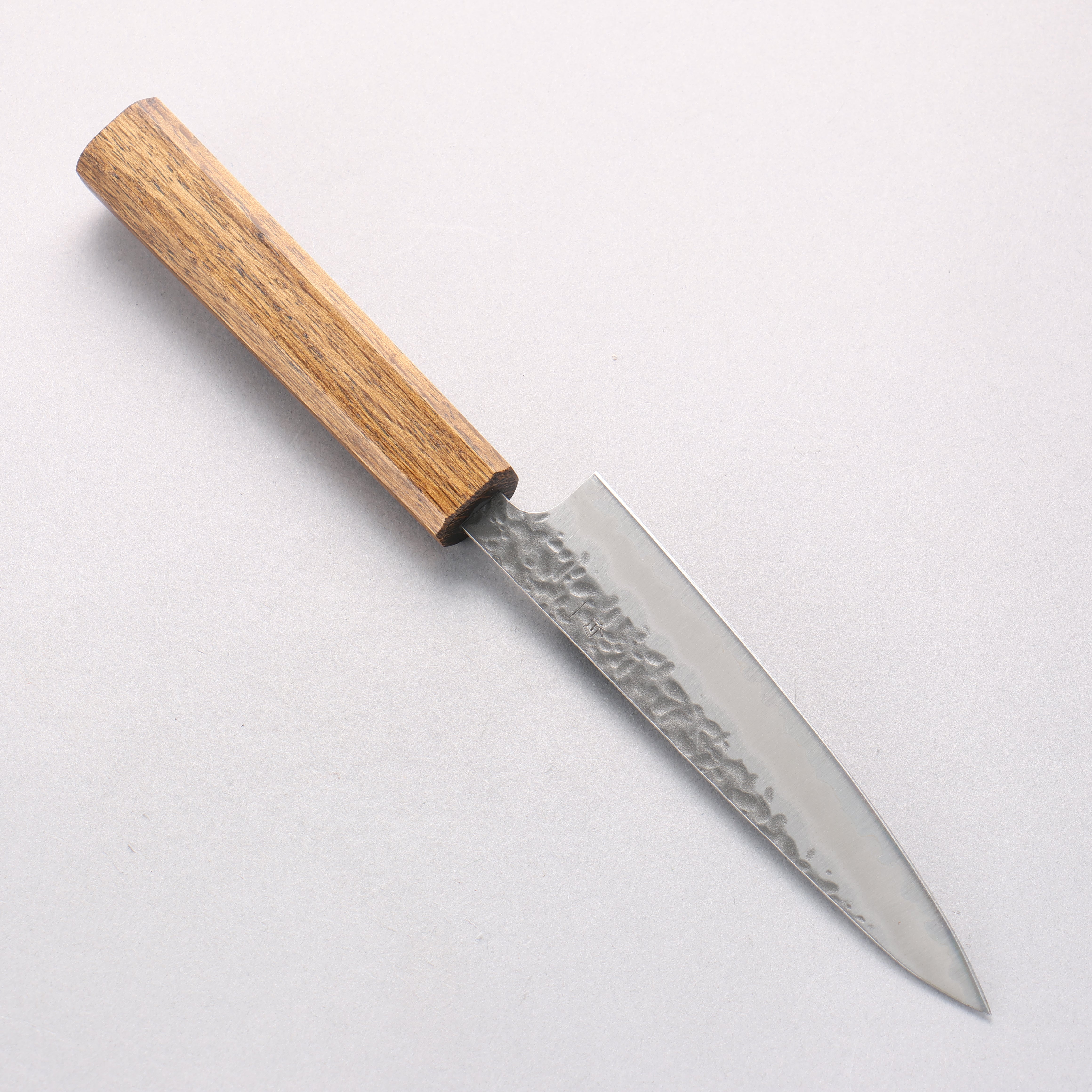 Oul White Steel No.1 Hammered Petty-Utility 135mm Oak Handle - Seisuke Knife