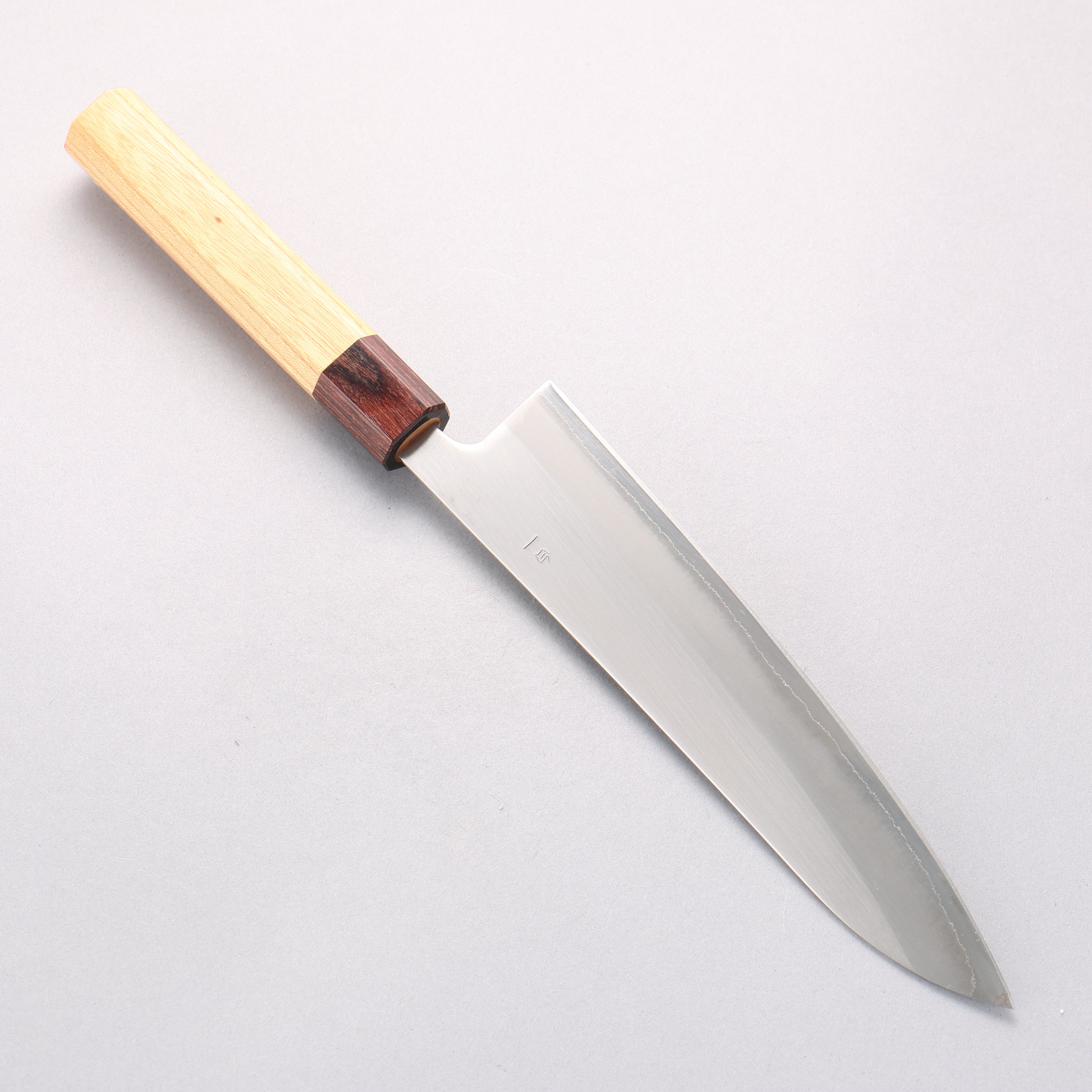 Oul White Steel No.1 Gyuto 210mm Keyaki Elm Handle - Seisuke Knife