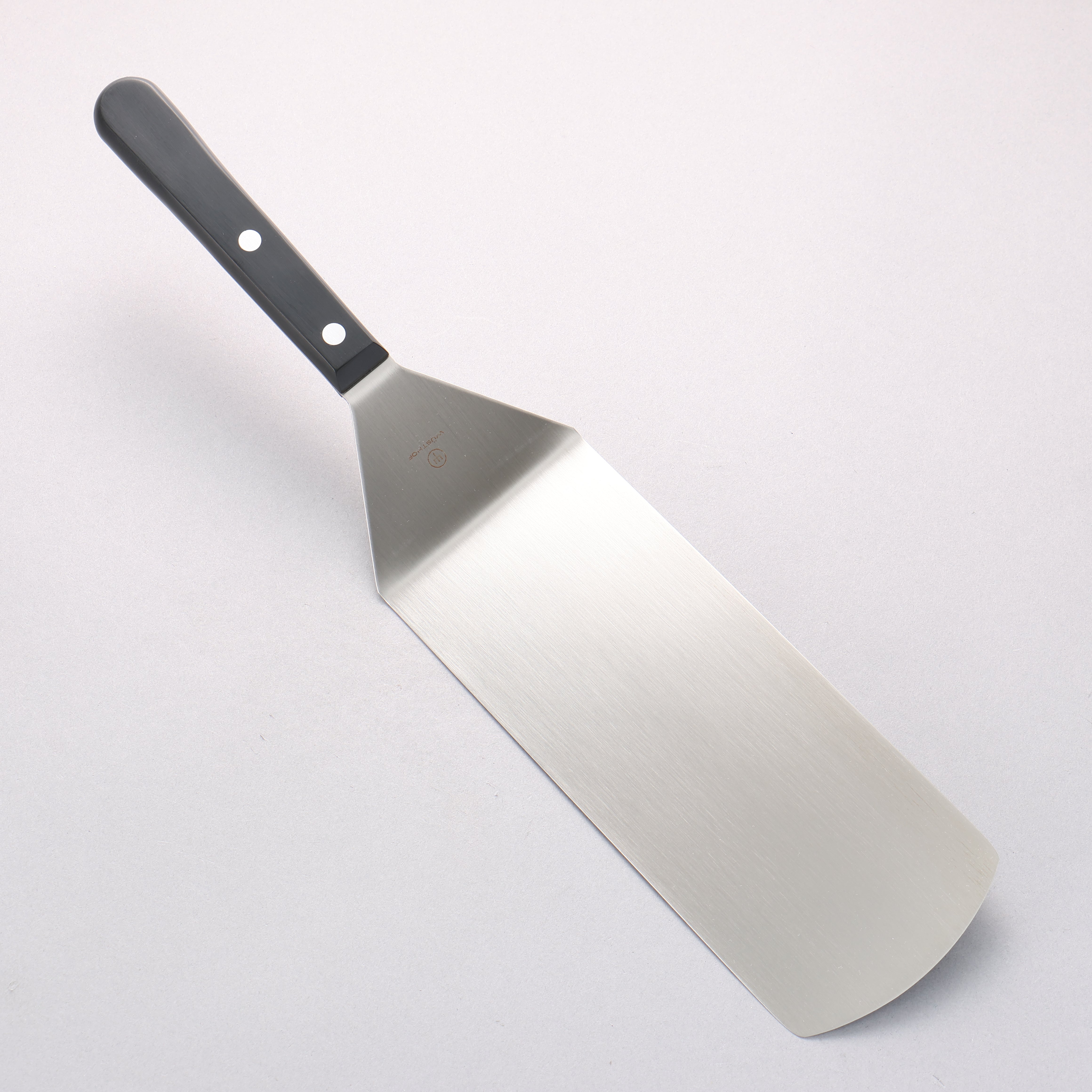 WUSTHOF Stainless Steel Turner 200mm Black Plastic Handle - Seisuke Knife