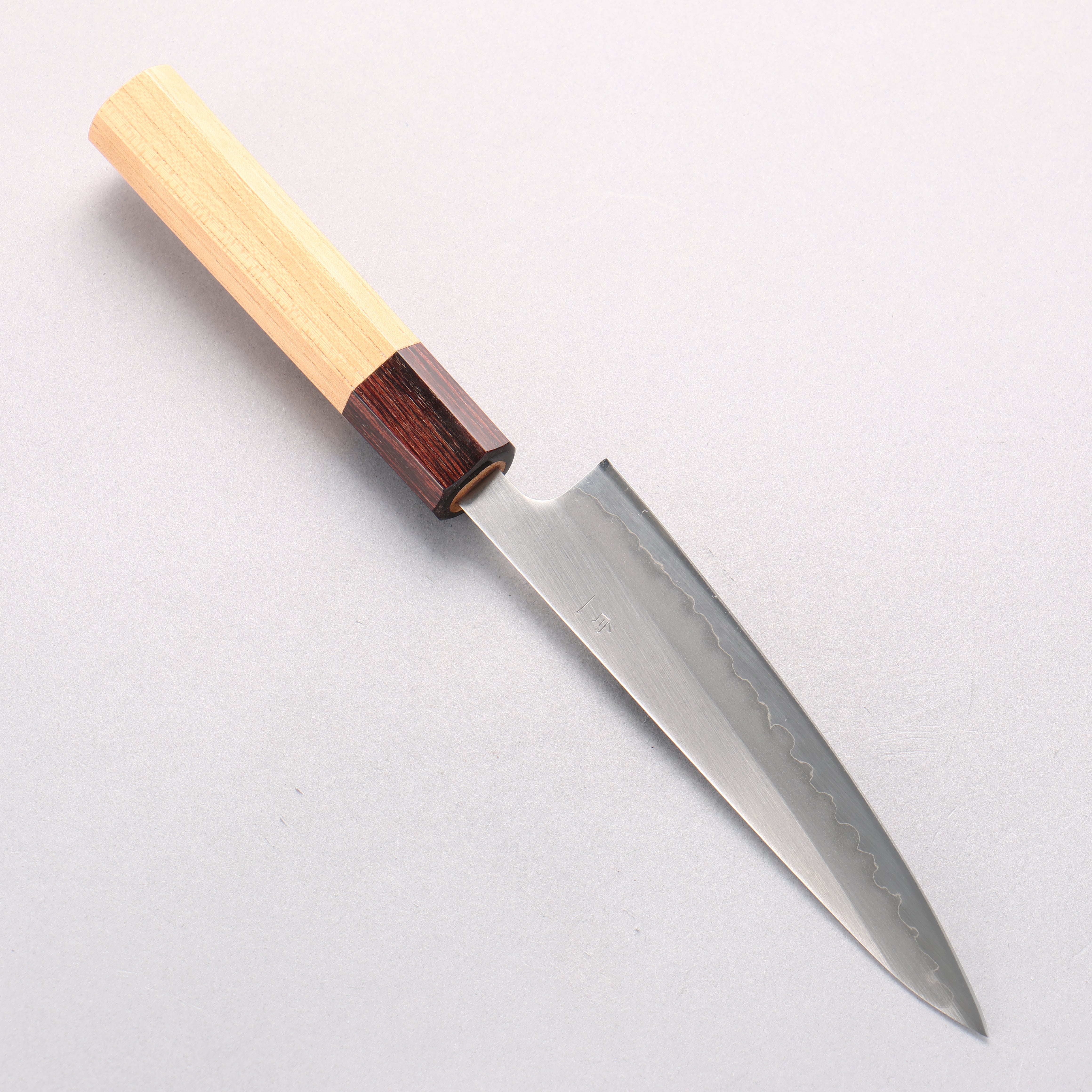 Oul White Steel No.1 Petty-Utility 135mm Keyaki Elm Handle - Seisuke Knife