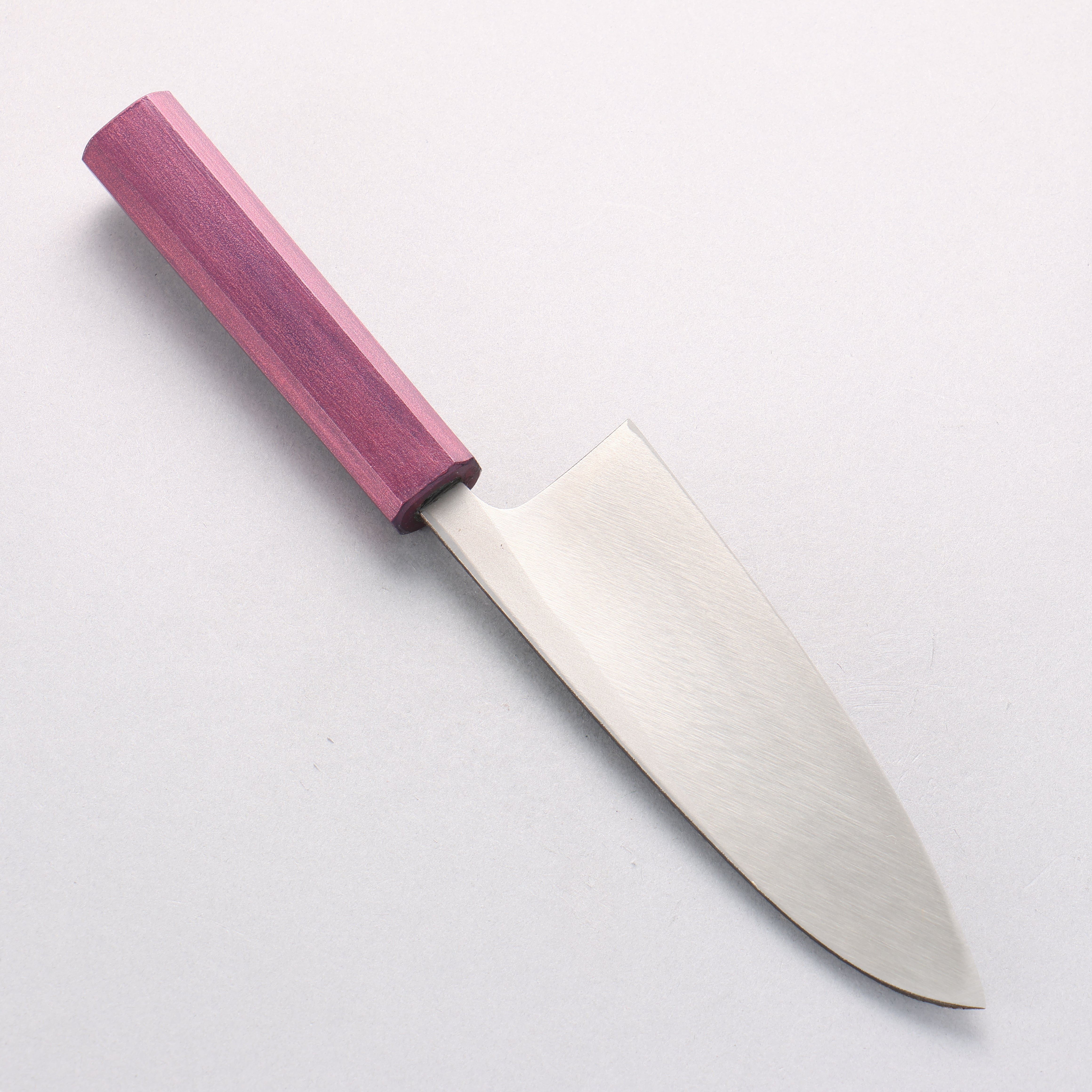 Seisuke White Steel No.2 Kurouchi Deba 150mm Purple Lacquered Handle - Seisuke Knife