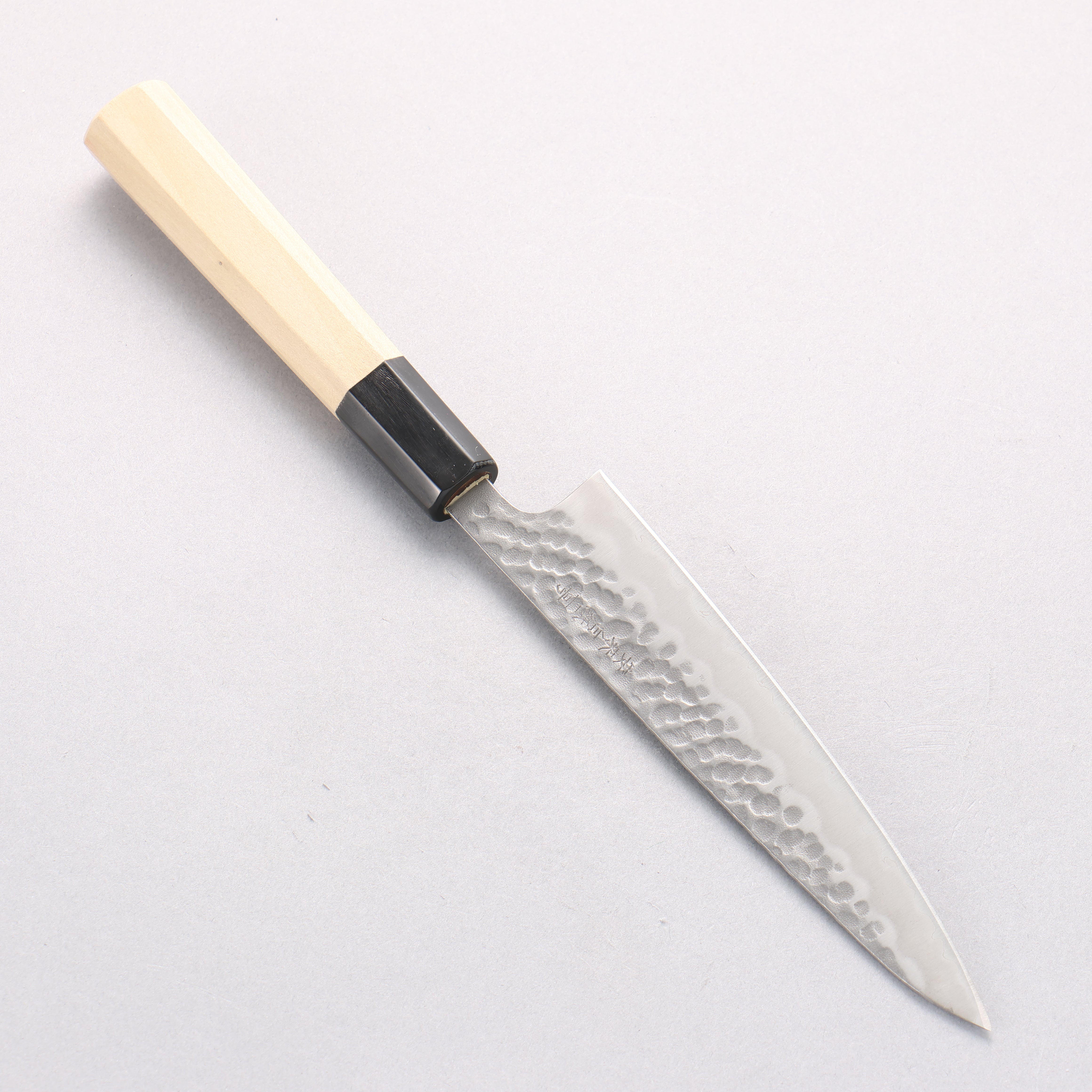 Oul White Steel No.2 Hammered Petty-Utility 135mm Magnolia Handle - Seisuke Knife
