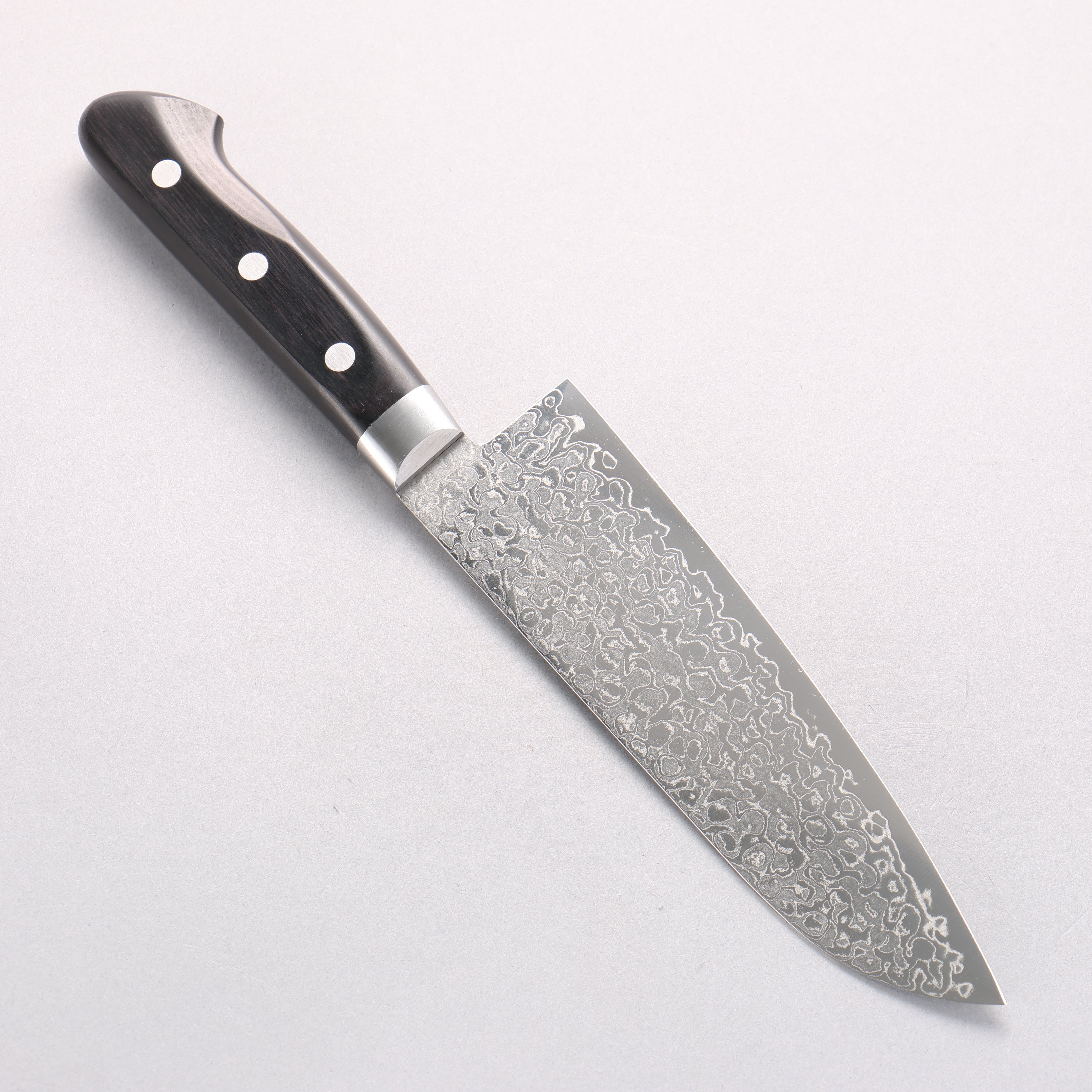 Sakai Takayuki AUS10 45 Layer Mirrored Damascus Santoku 170mm - Seisuke Knife