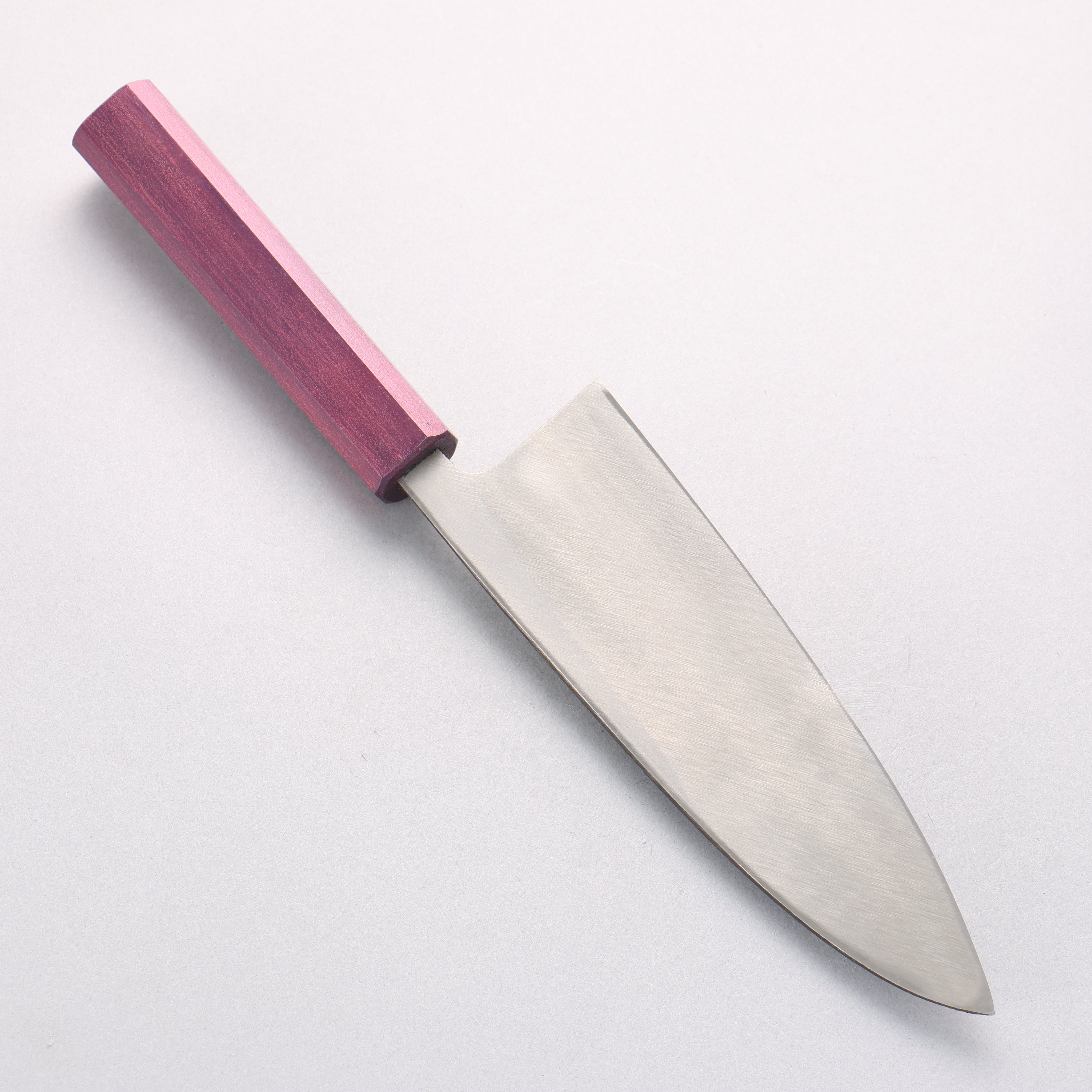 Seisuke White Steel No.2 Kurouchi Deba 180mm Purple Lacquered Handle - Seisuke Knife