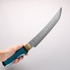 Yu Kurosaki SG2 Hammered Migaki Ice Cutter 250mm Indigo Dyed Magnolia Handle with Sheath - Seisuke Knife - Slide 4