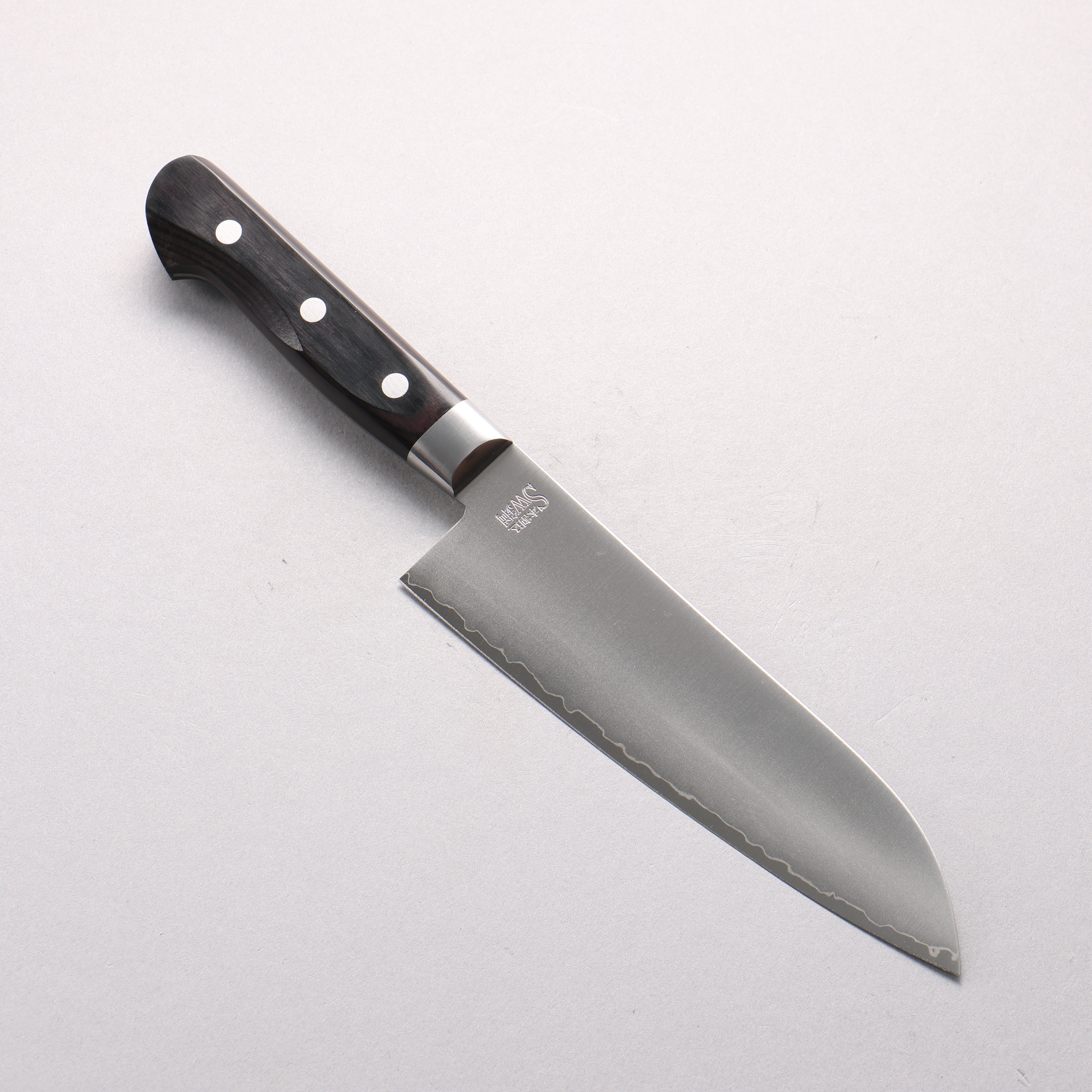 Swedish Steel-stn Santoku 165mm Pakka wood Handle B Grade (B級品) - Seisuke Knife