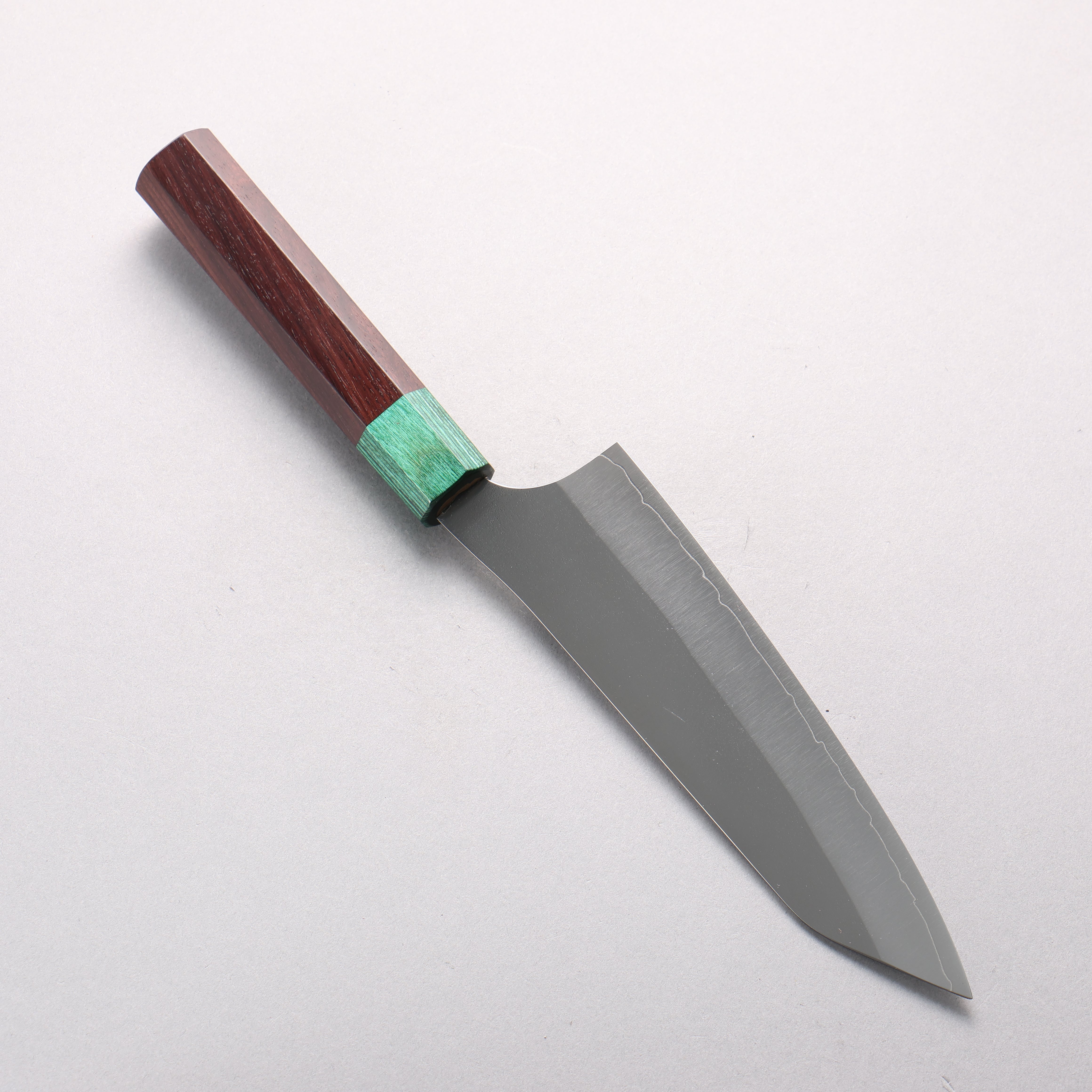 Yu Kurosaki New Gekko VG-XEOS Bunka 170mm Rosewood & Green Pakkawood Handle - Seisuke Knife