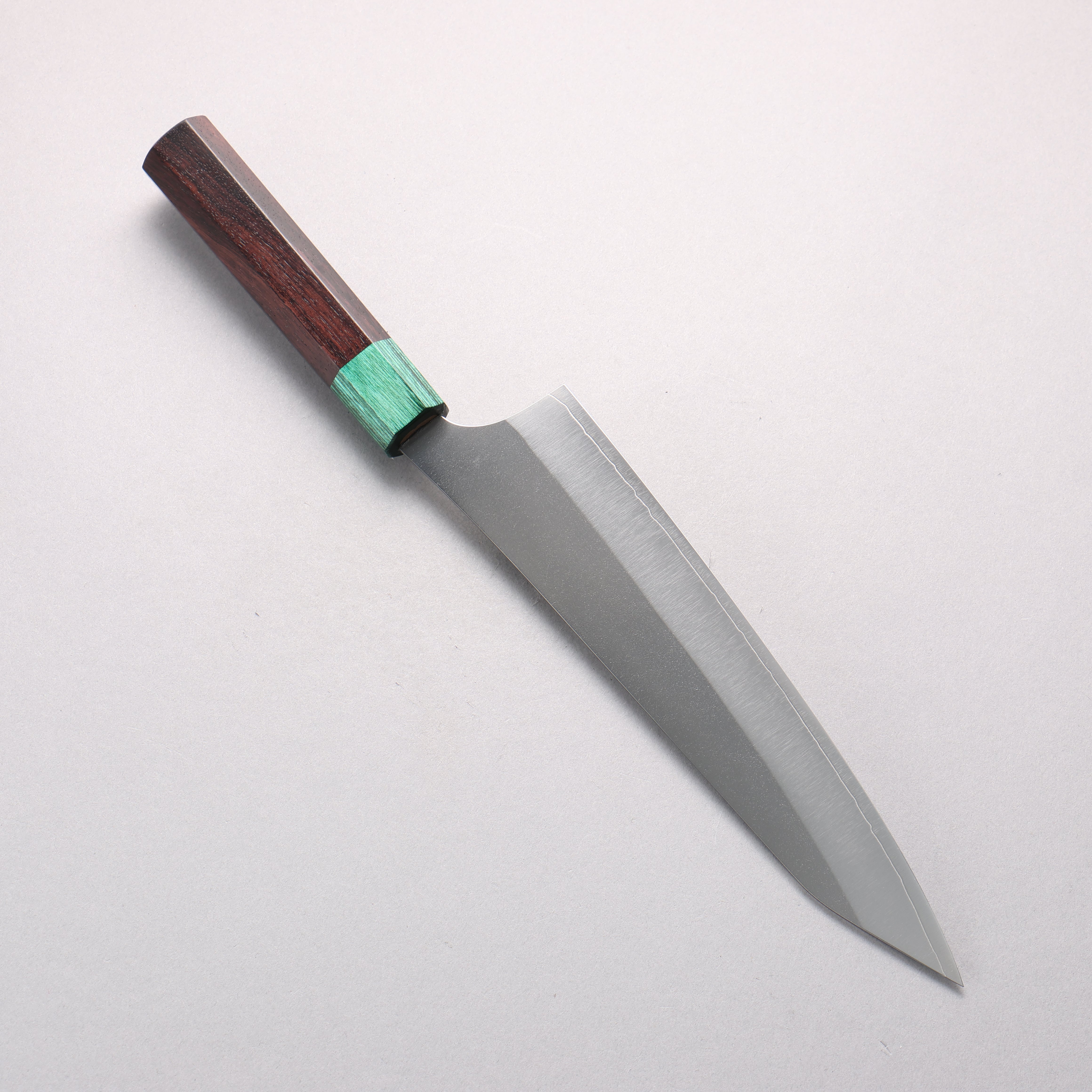 Yu Kurosaki New Gekko VG-XEOS Gyuto 210mm Rosewood & Green Pakkawood Handle - Seisuke Knife