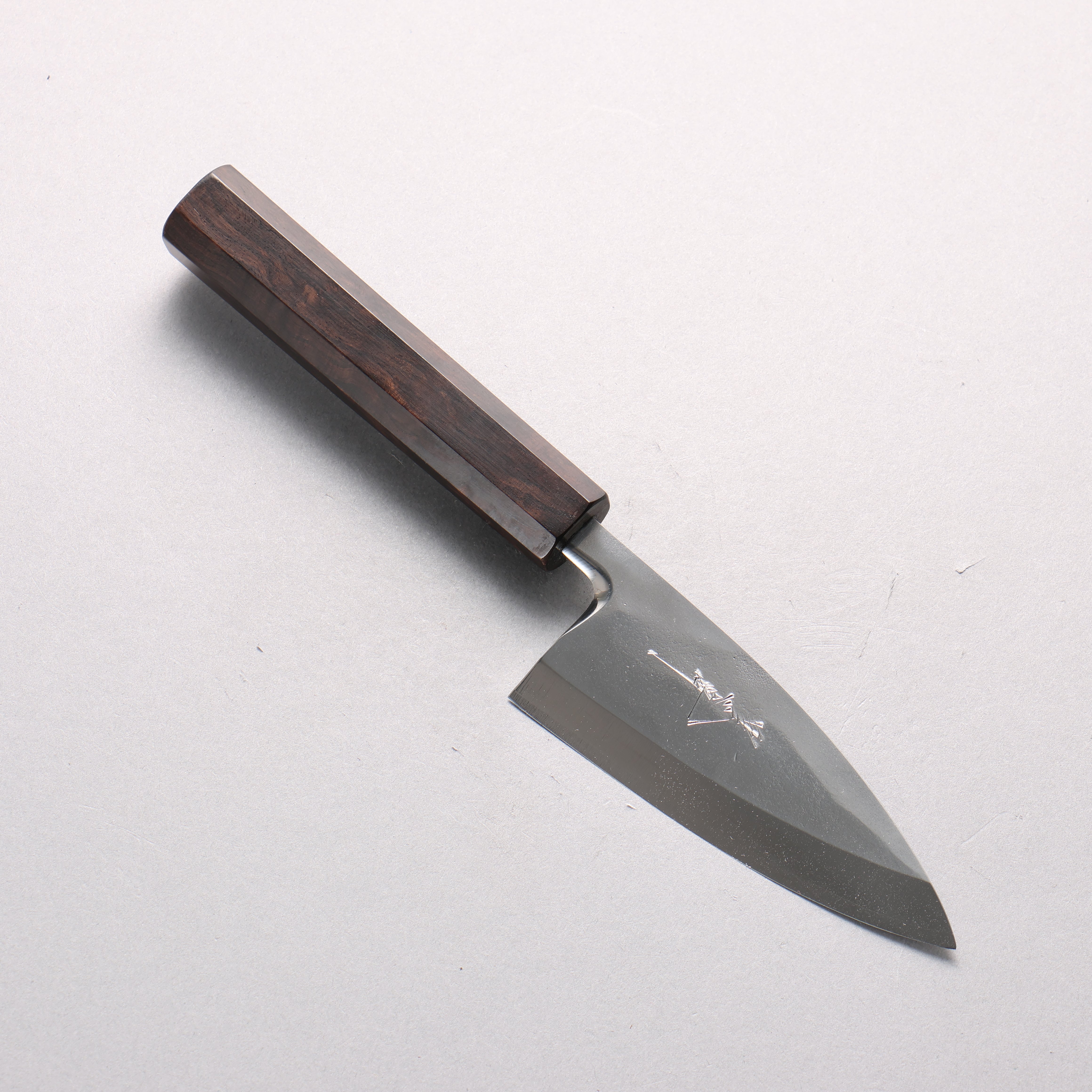 Yu Kurosaki SG2 Nashiji Ajikiri 110mm Ebony Wood Handle with Sheath - Seisuke Knife
