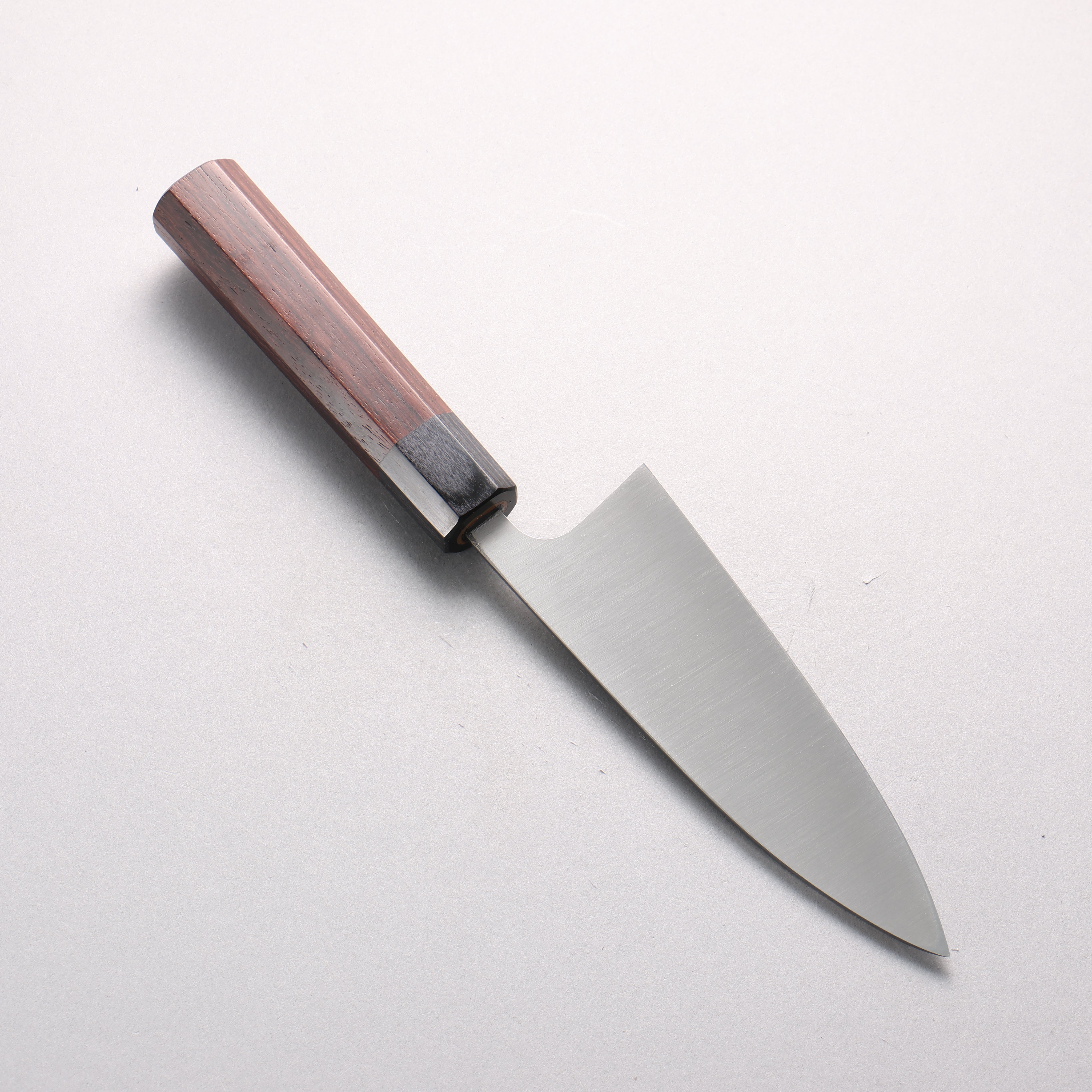 Yu Kurosaki SG2 Nashiji Aideba 150mm Rosewood (Ferrule: Black Pakka Wood) Handle with Sheath - Seisuke Knife