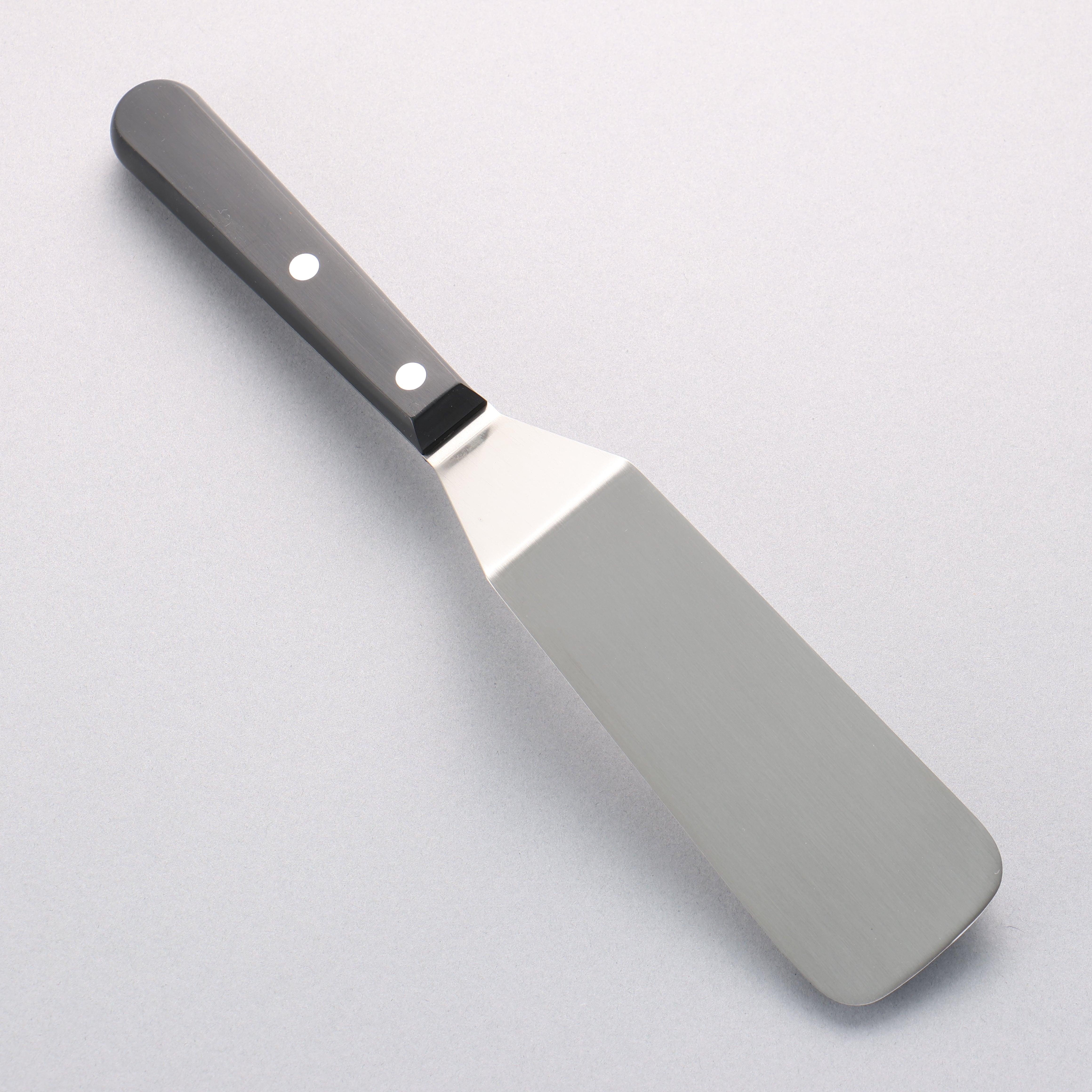 WUSTHOF Stainless Steel Turner 120mm Black Plastic Handle - Seisuke Knife