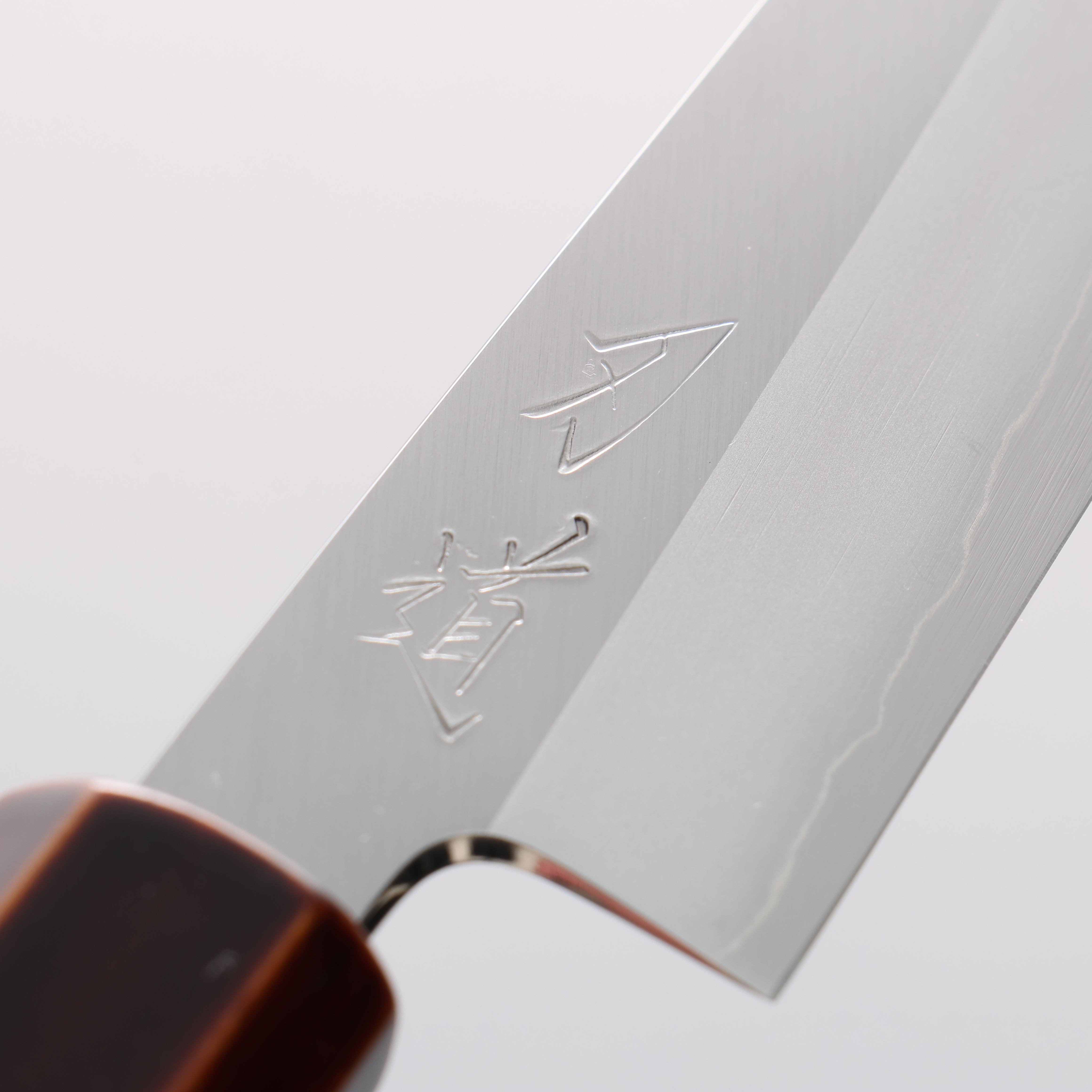 Hado Silver Steel No.3 Migaki Petty-Utility 150mm Kijiro-Nuri Lacquered Handle - Seisuke Knife