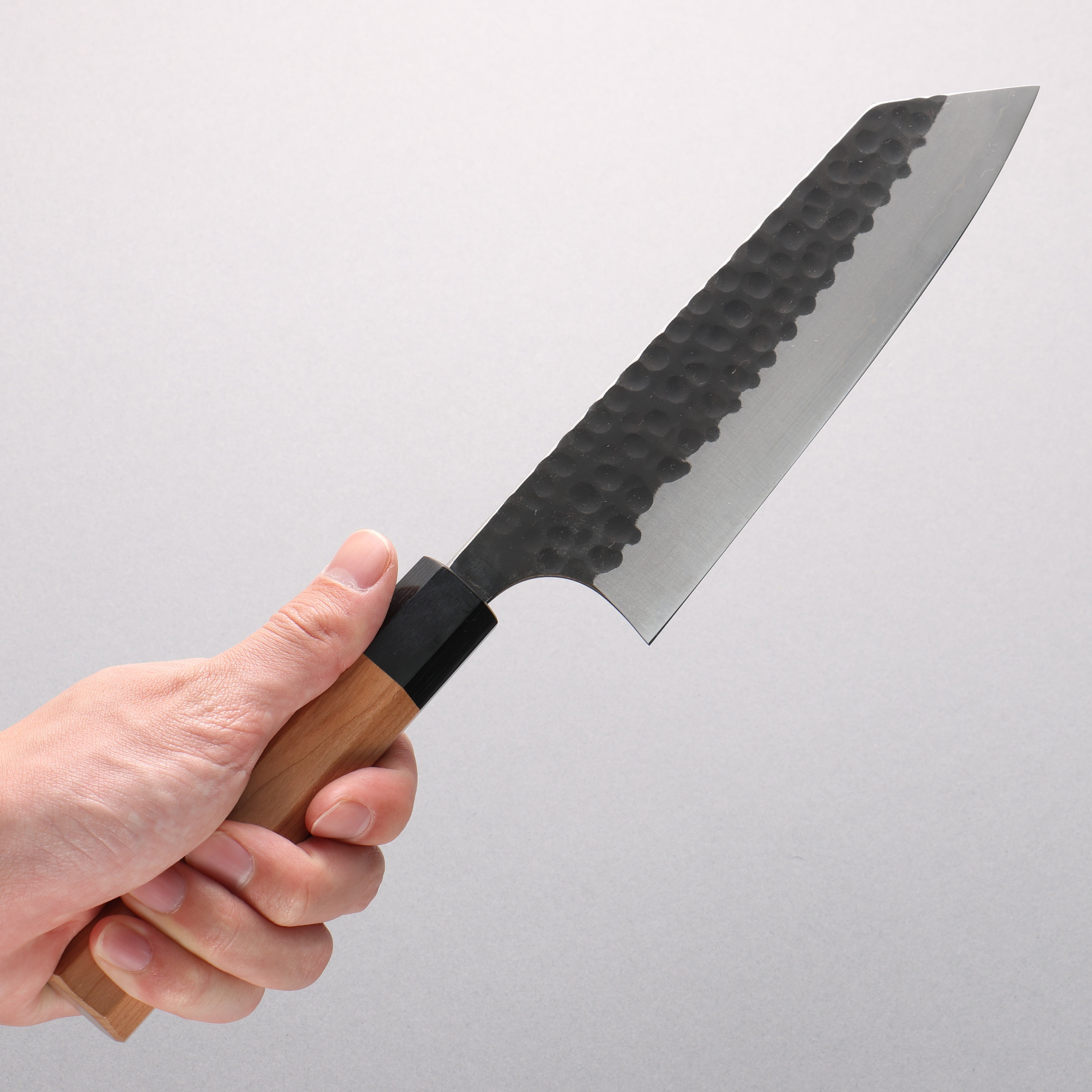 Masakage Koishi Blue Super Black Finished Bunka 165mm American Cherry Handle - Seisuke Knife