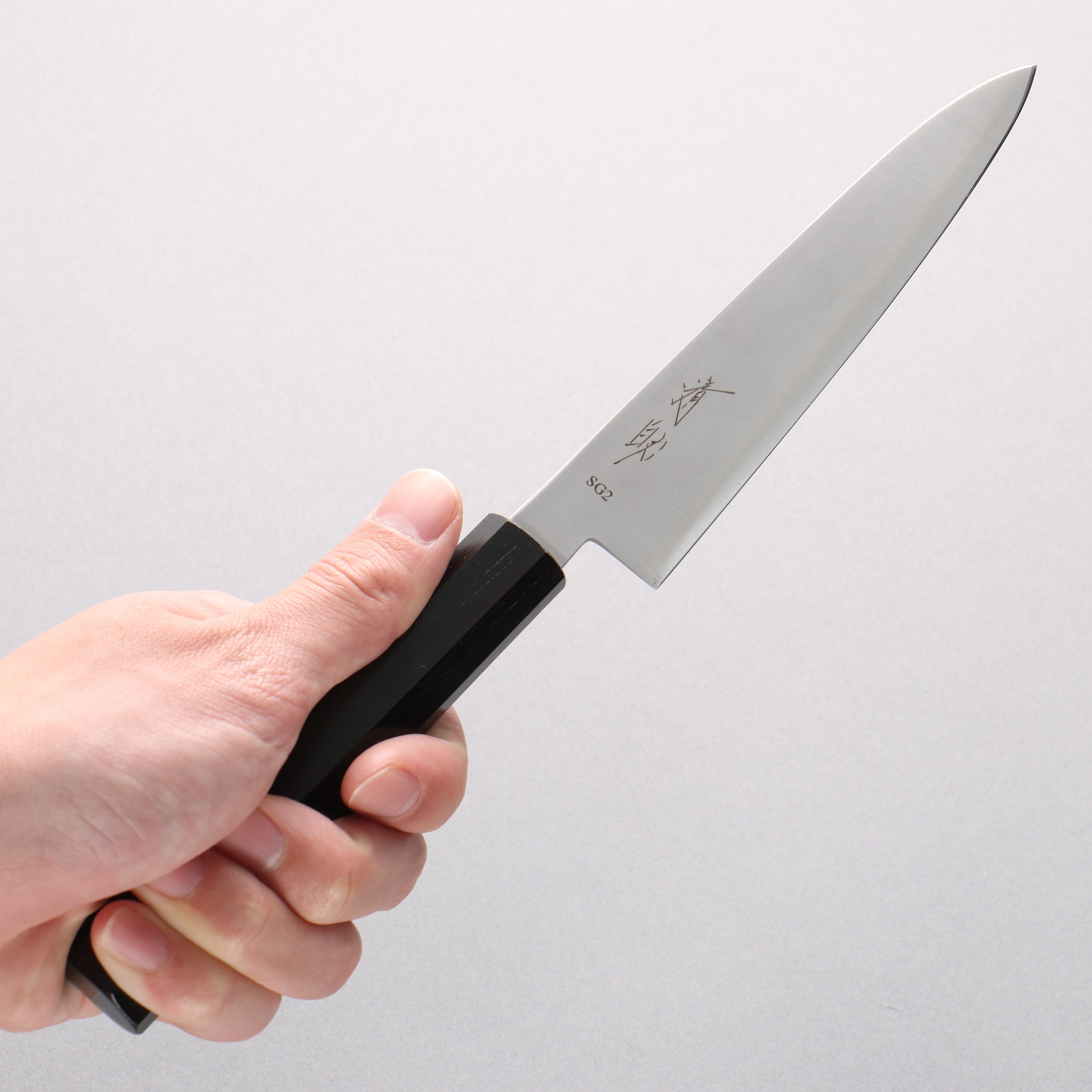 Seisuke SG2 Petty-Utility 135mm Ebony Wood Handle - Seisuke Knife