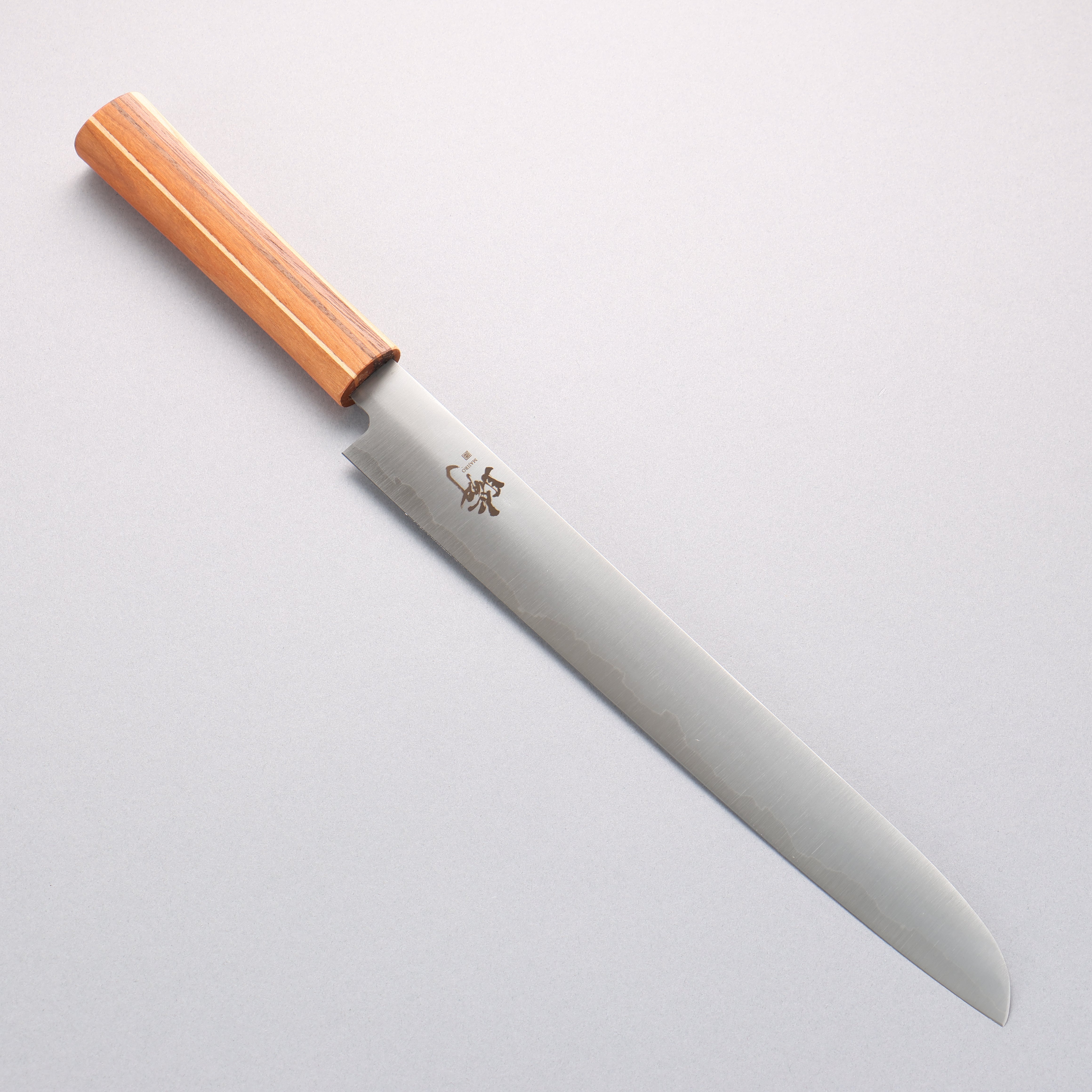 Shigeki Tanaka Majiro Silver Steel No.3 Bread Slicer 270mm Maple, Cherry, Walnut Handle - Seisuke Knife