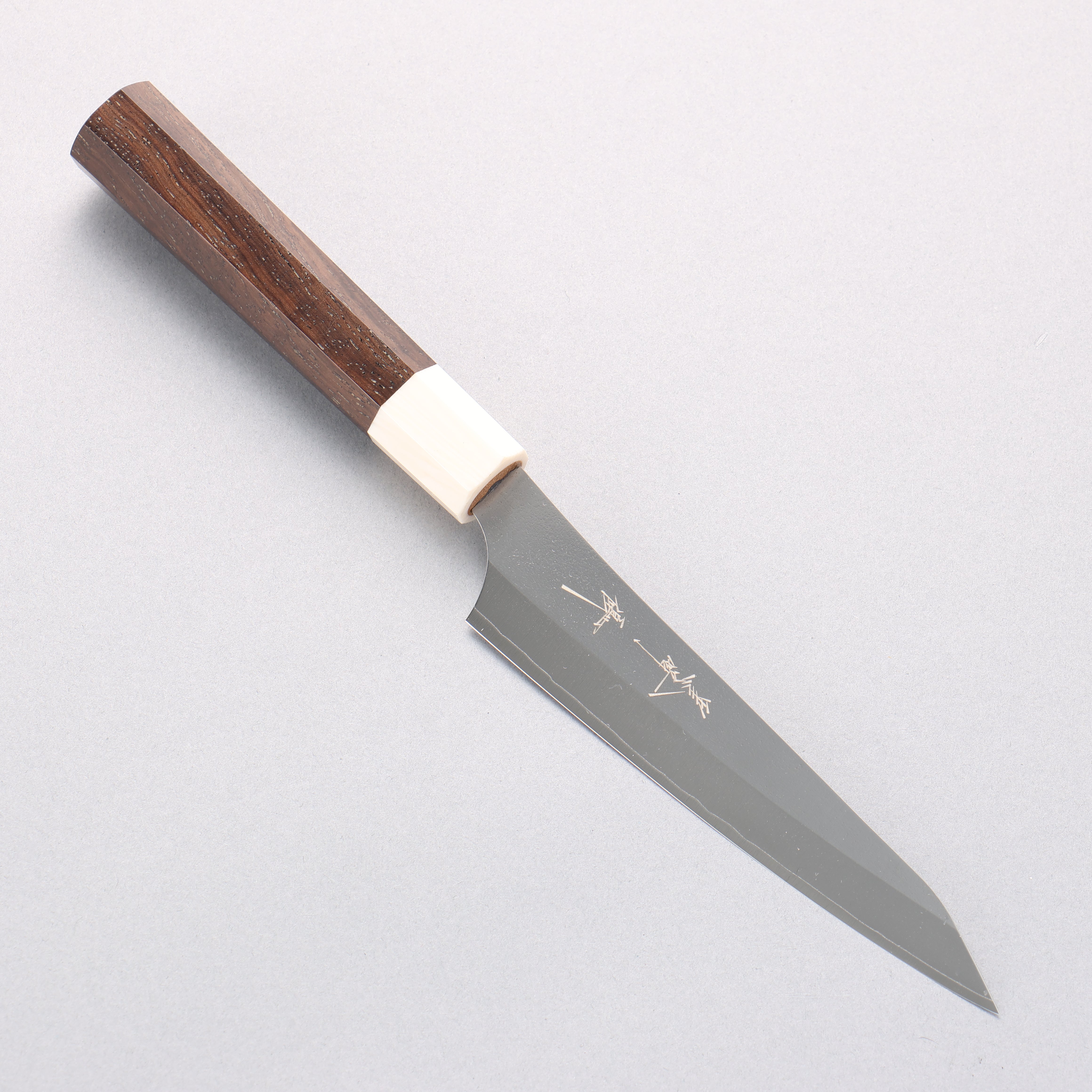 Yu Kurosaki New Gekko VG-XEOS Petty-Utility 130mm Walnut & White Resin Handle - Seisuke Knife