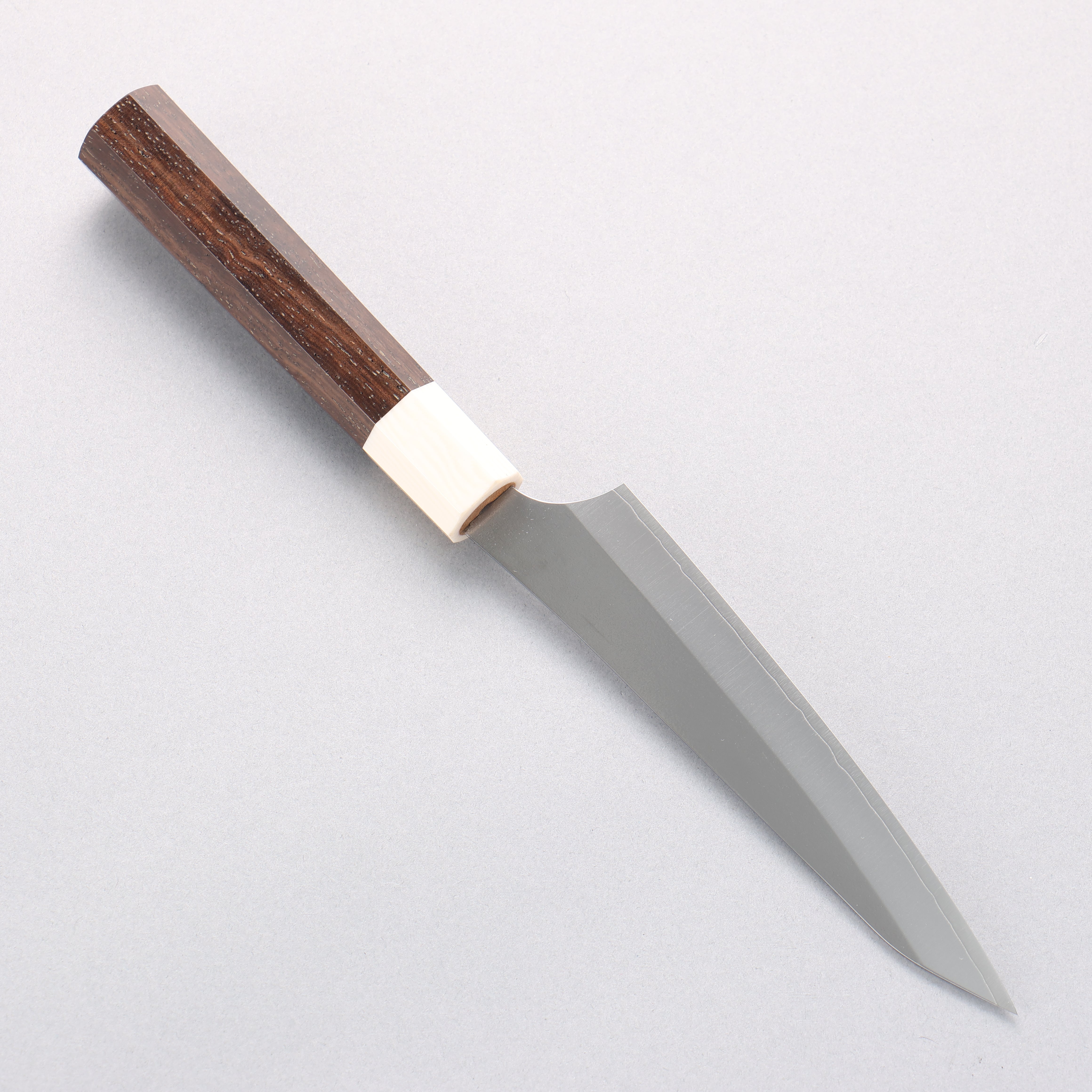Yu Kurosaki New Gekko VG-XEOS Petty-Utility 130mm Walnut & White Resin Handle - Seisuke Knife