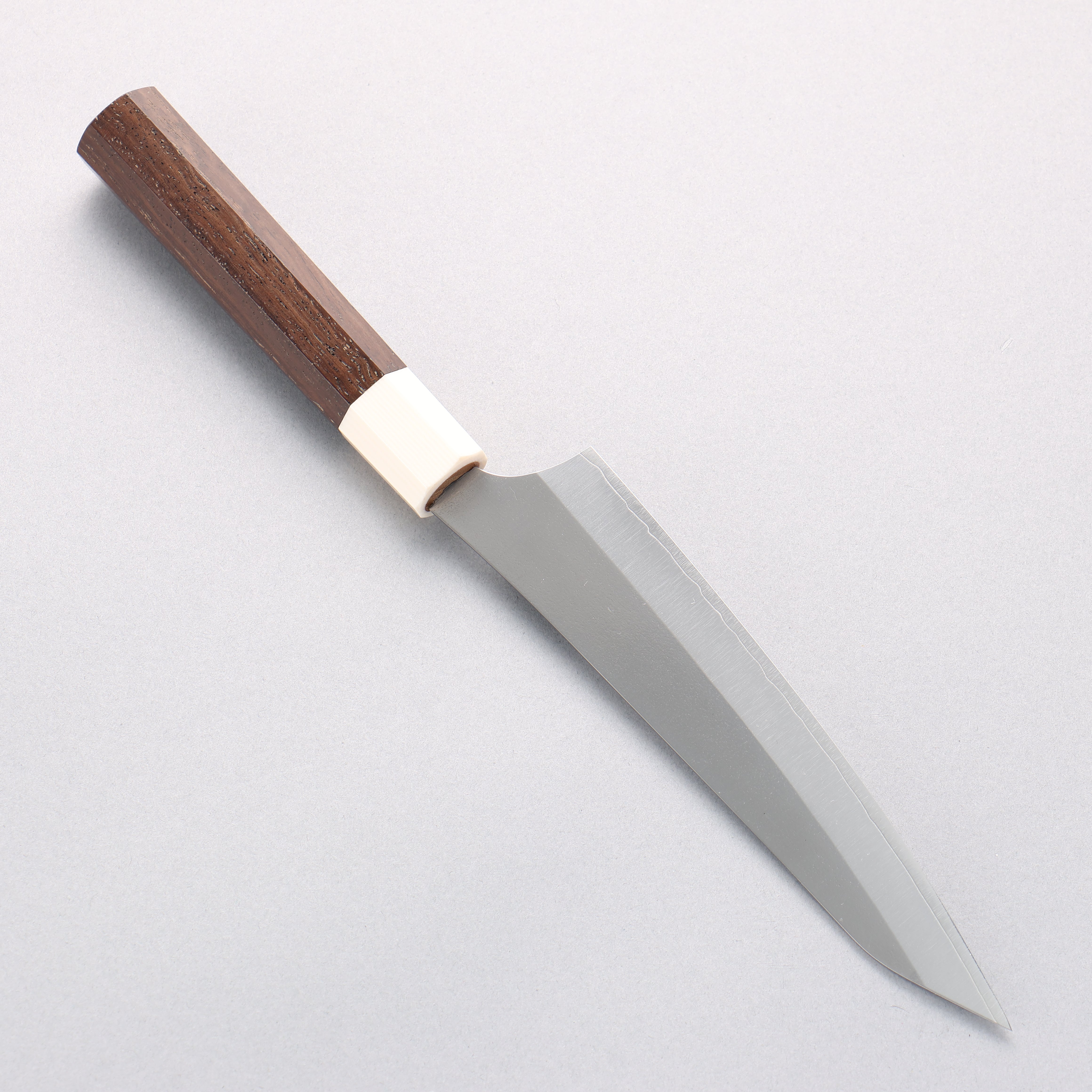 Yu Kurosaki New Gekko VG-XEOS Petty-Utility 150mm Walnut & White Resin Handle - Seisuke Knife